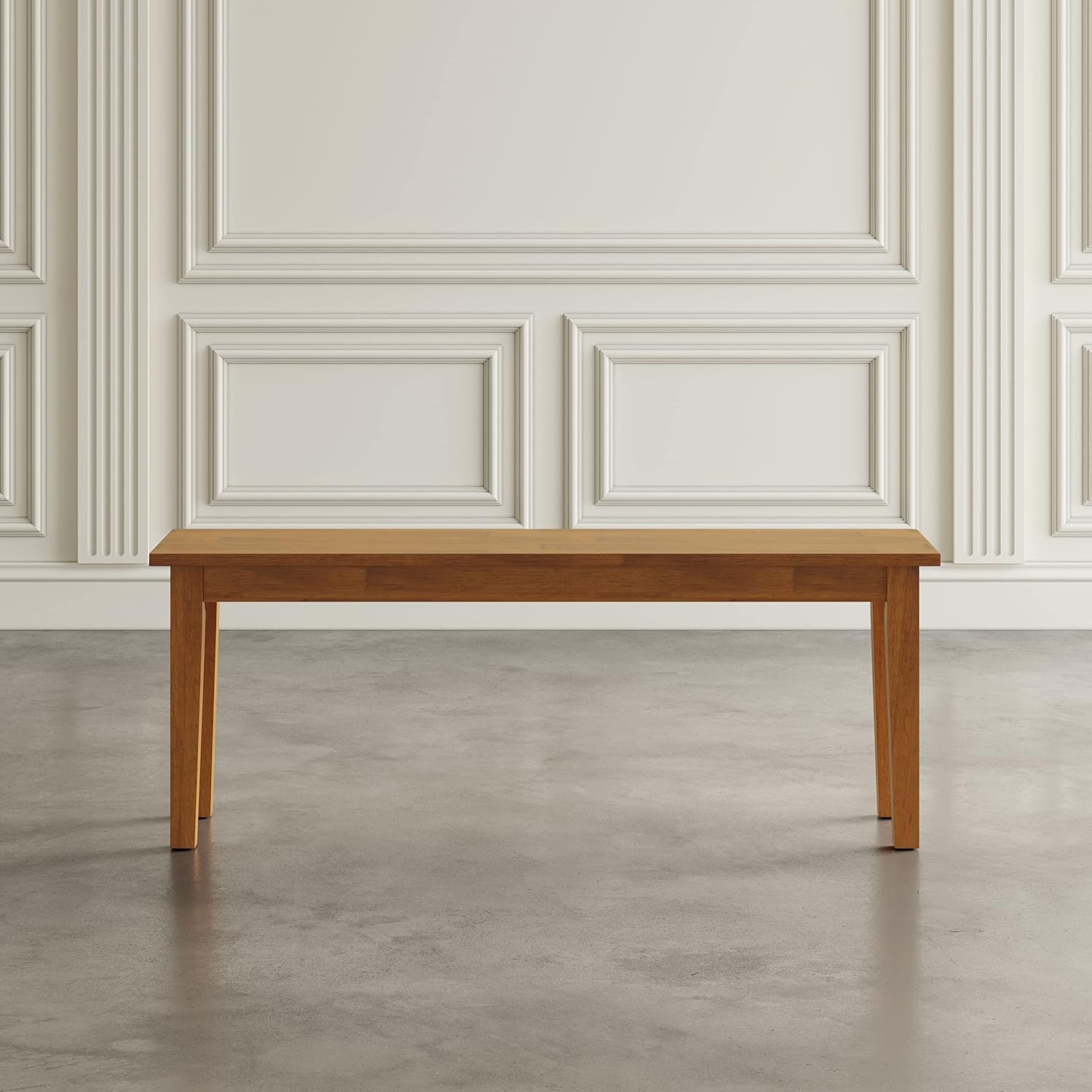 Jofran: 352-14, Simplicity, Dining Bench, 14"W X 48"D X 18"H, Honey Finish, (Set of 1)