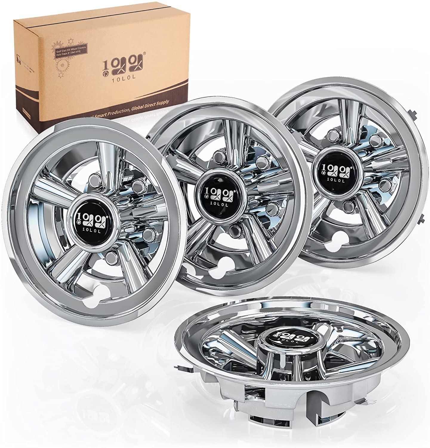 Buy 10L0L Golf Cart Wheel Covers Hub Caps for CAR/EZGO Par