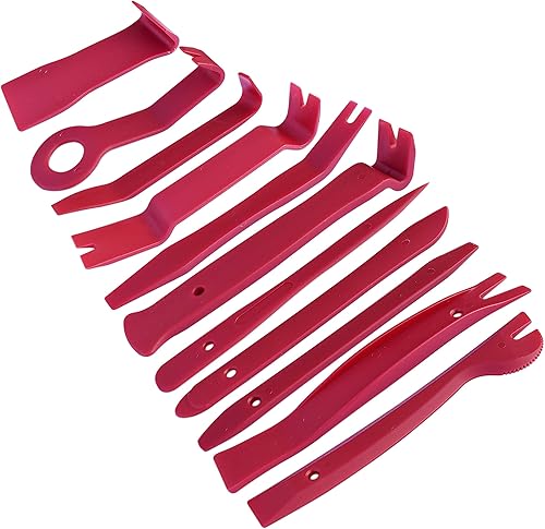 Miniatura 8 de homEdge Kits de 12 herramientas para la instalación de radio de automóvil, kit de eliminación de tapicería, juego de raspador de barra de palanca,