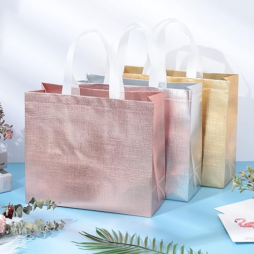 Miniatura 3 de Eccliy 60 bolsas de regalo reutilizables, regalos de la semana de la CNA, bolsa de compras de comestibles 2025 con asas, agradecimiento para bodas