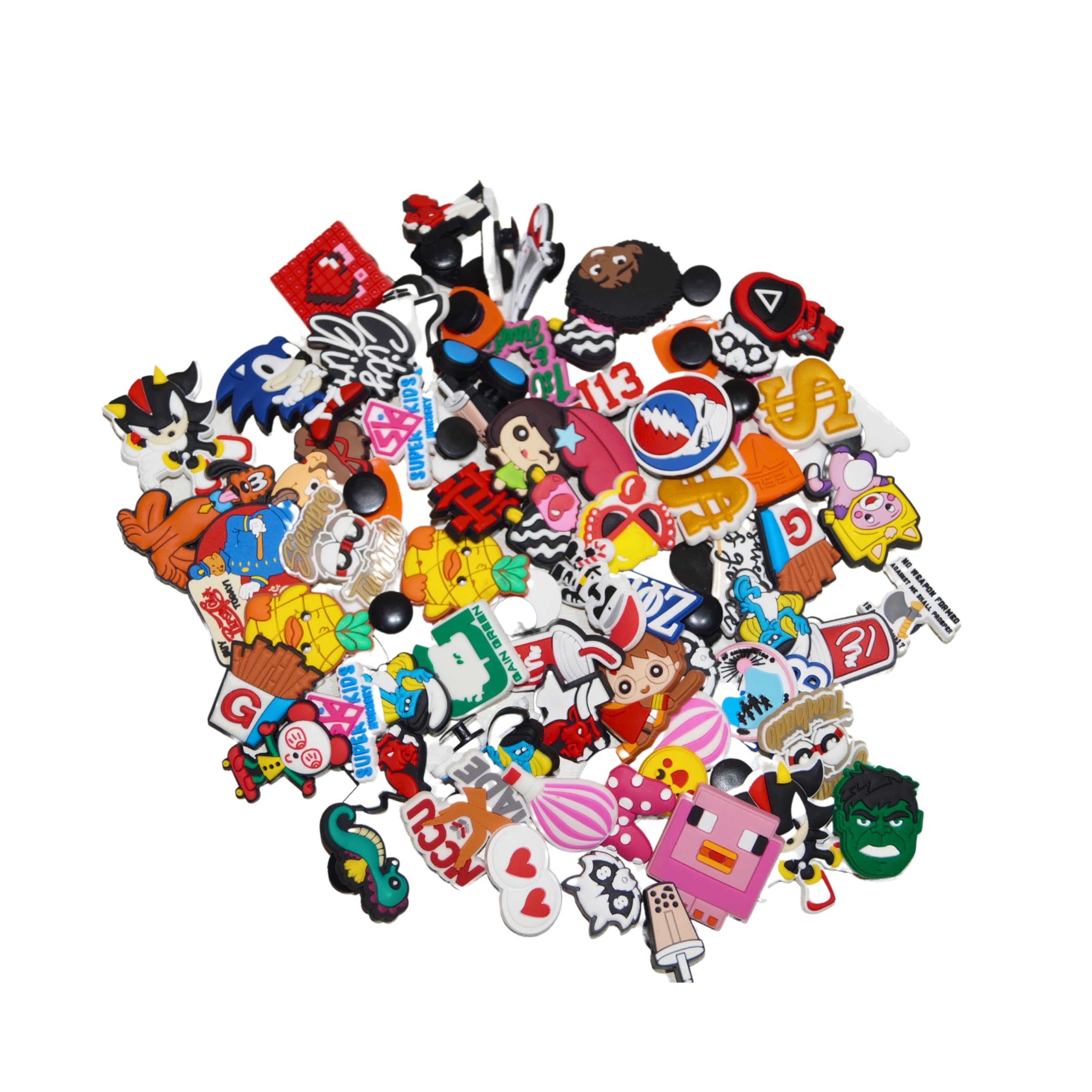 Pinapes Soft Pvc Cartoon Croc Shoe Charm For Party Kid Clog Random Set 6,12,20,25,30,35 (Charm S3, 35) (B0CM9HPY7X) Amazon Price History, Amazon Price Tracker
