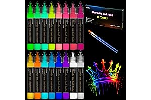 Roizefar Glow-in-the-Dark Fabric Paint: Illumine Your Creativity