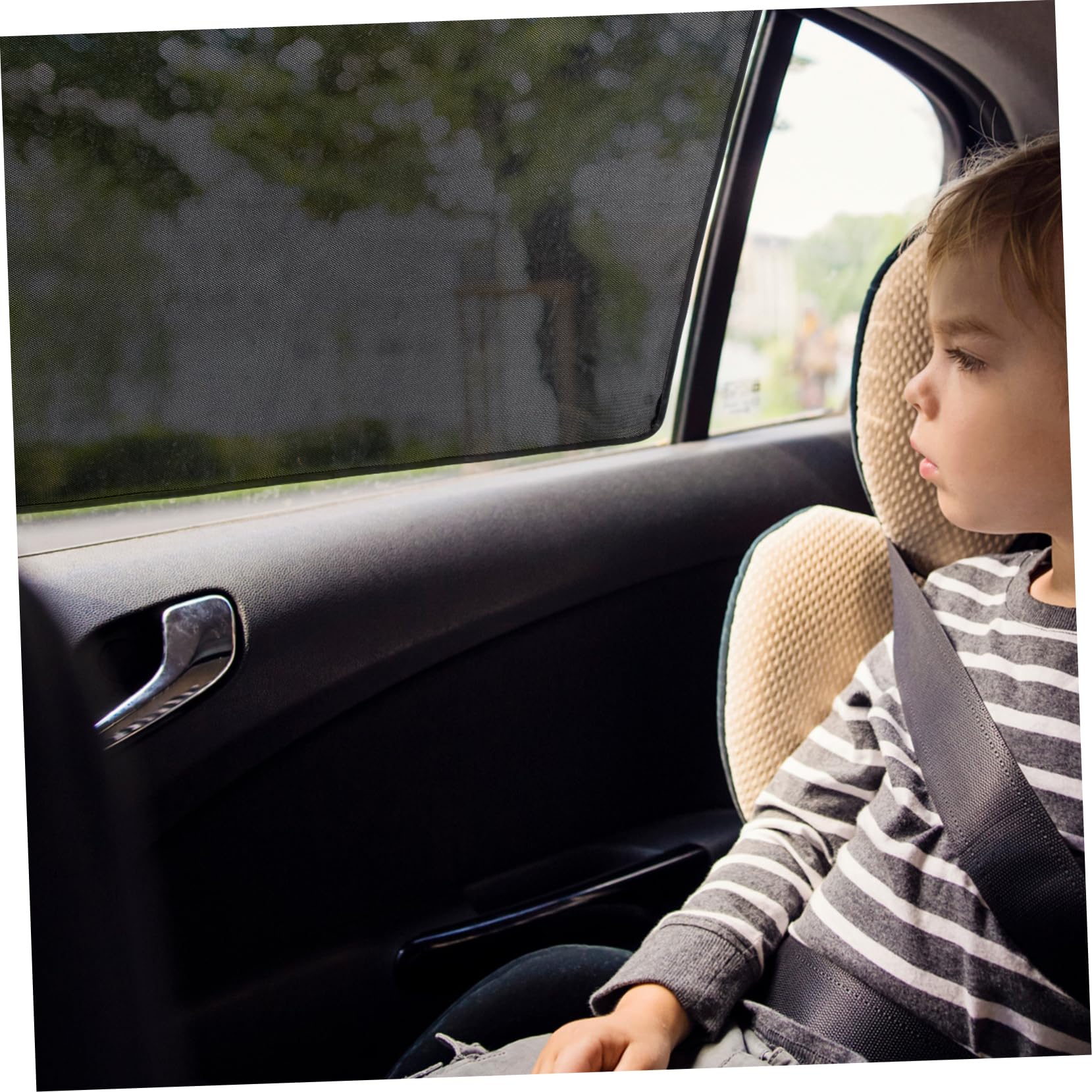 SOLUSTRE 12piezas Cortinas Magnéticas para Ventanas De Auto Protección UV y Sombreado para Verano Fáciles De Instalar para Mayoría De Vehículos