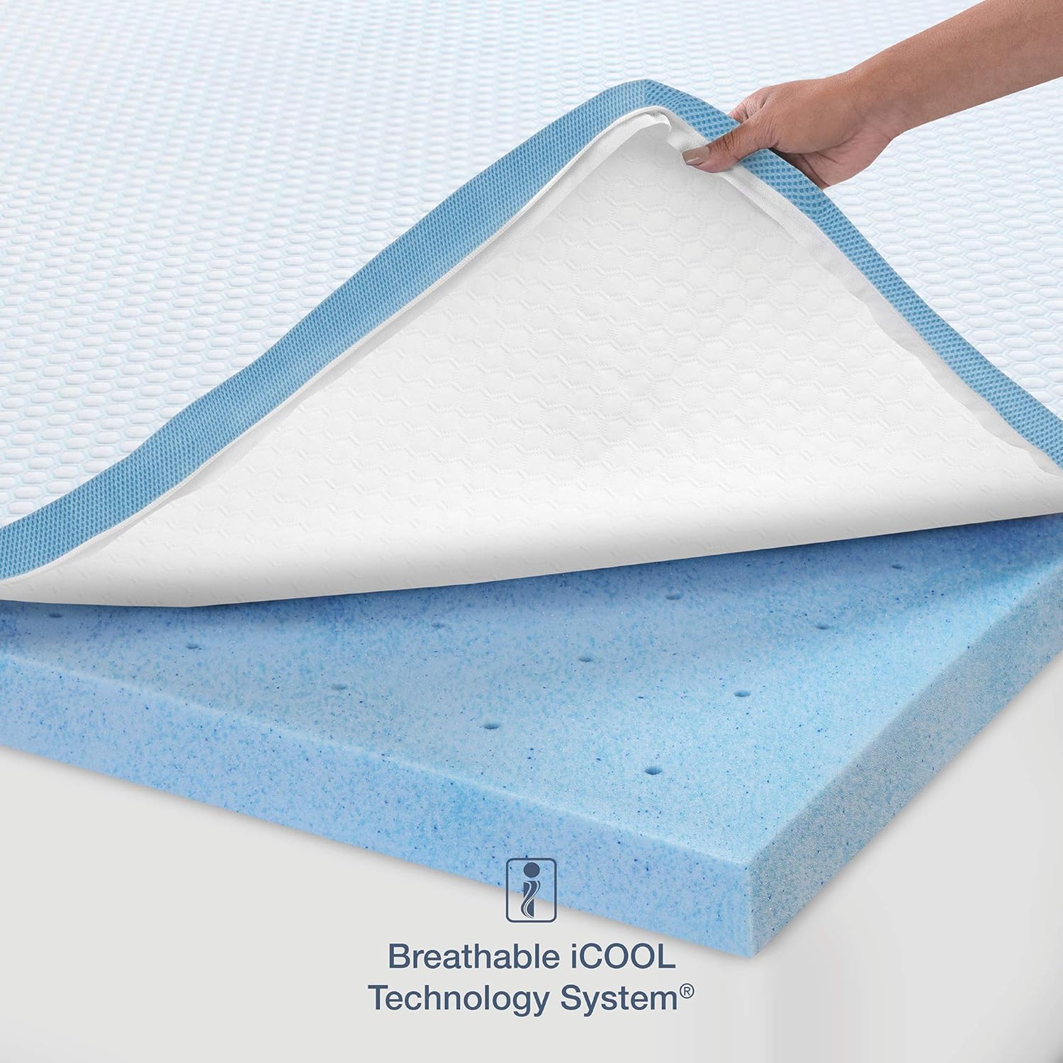 Lowest Price SensorPEDIC Elite Cooling Mattress Topper, Queen, White Up To 60% OFF SensorPEDIC Elite Cooling Mattress Topper, Queen, White