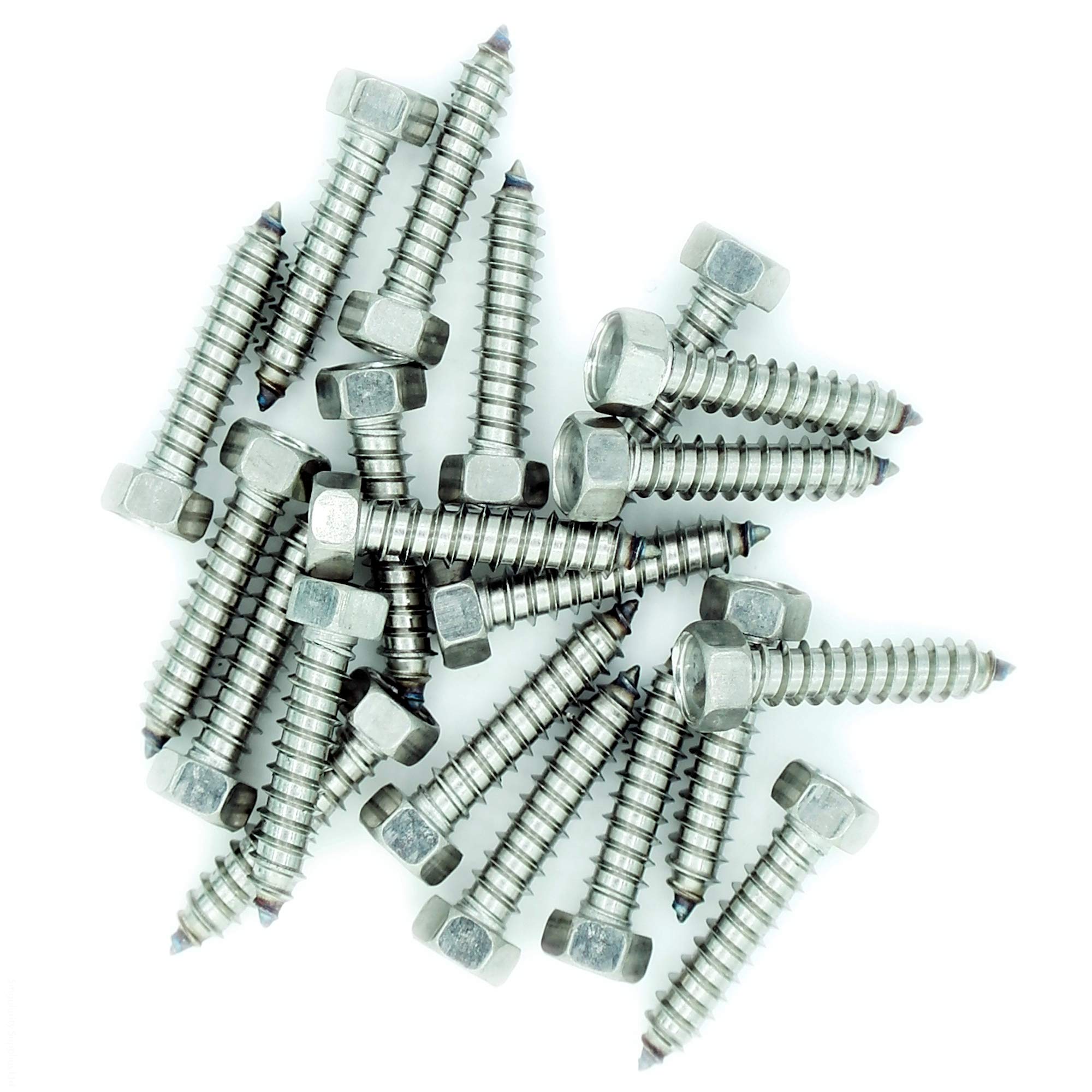 Singularity Supplies No.14 X 0.6 (6.3Mm X 16Mm) Hex Self-Tapping Screw - Stainless Steel (A2) (Pack Of 20)