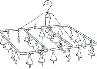 安江式まじかるピンチハンガー 28P（日本製）ステンレス製 洗濯 物干し ハンガー 折り畳み 軽い 固くない 軽量 滑らない