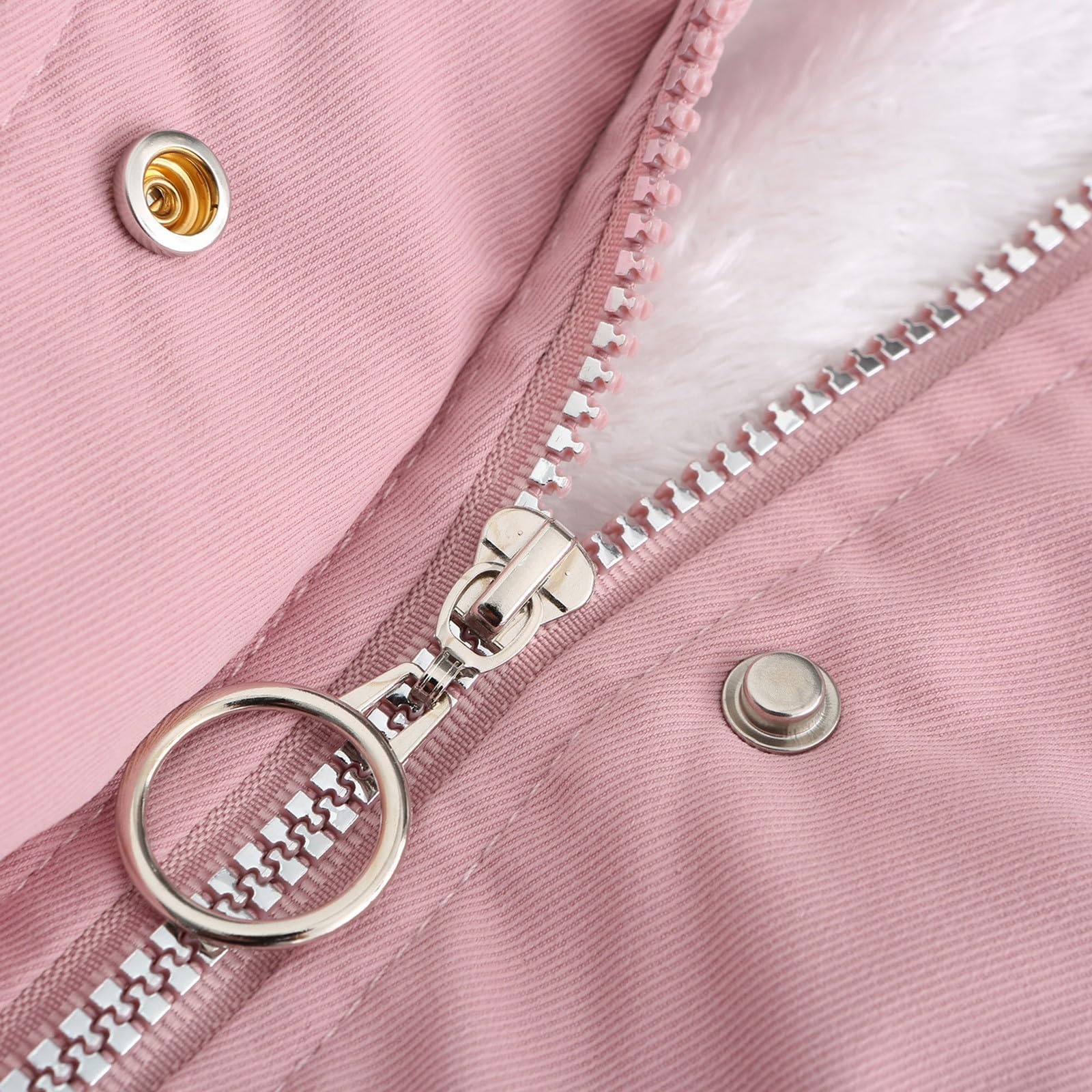 Abbigliamento Donna Cappotto Lungo in Pile Pesante, Caldo, Invernale, con Cappuccio Finto, Taglie Forti Business Meeting