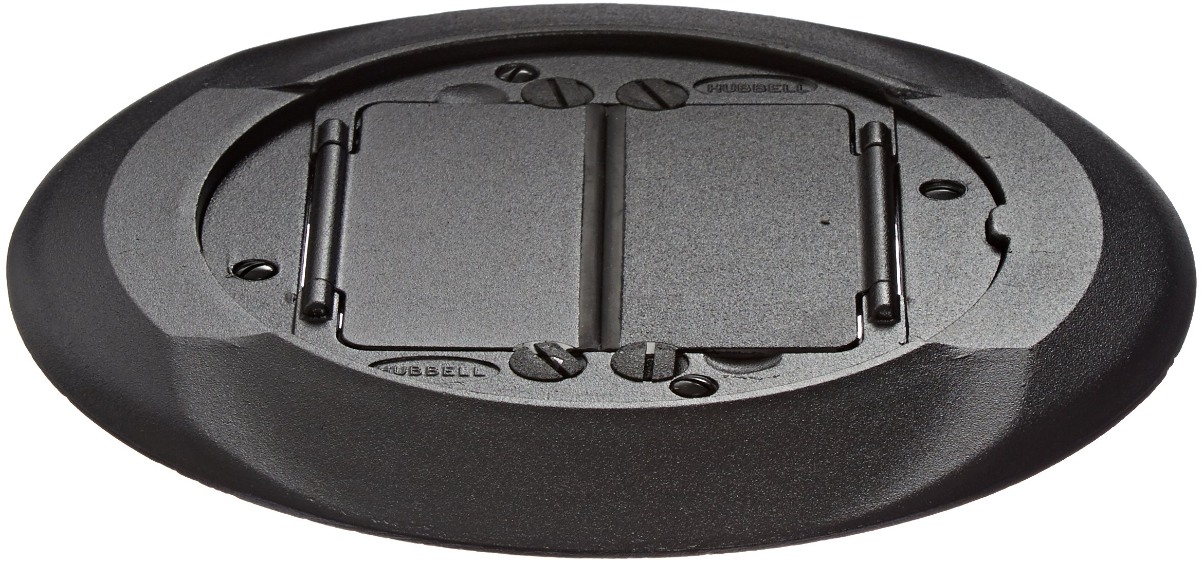 Floor Box Cover Carpet Flange, Black (S1CFCBL)