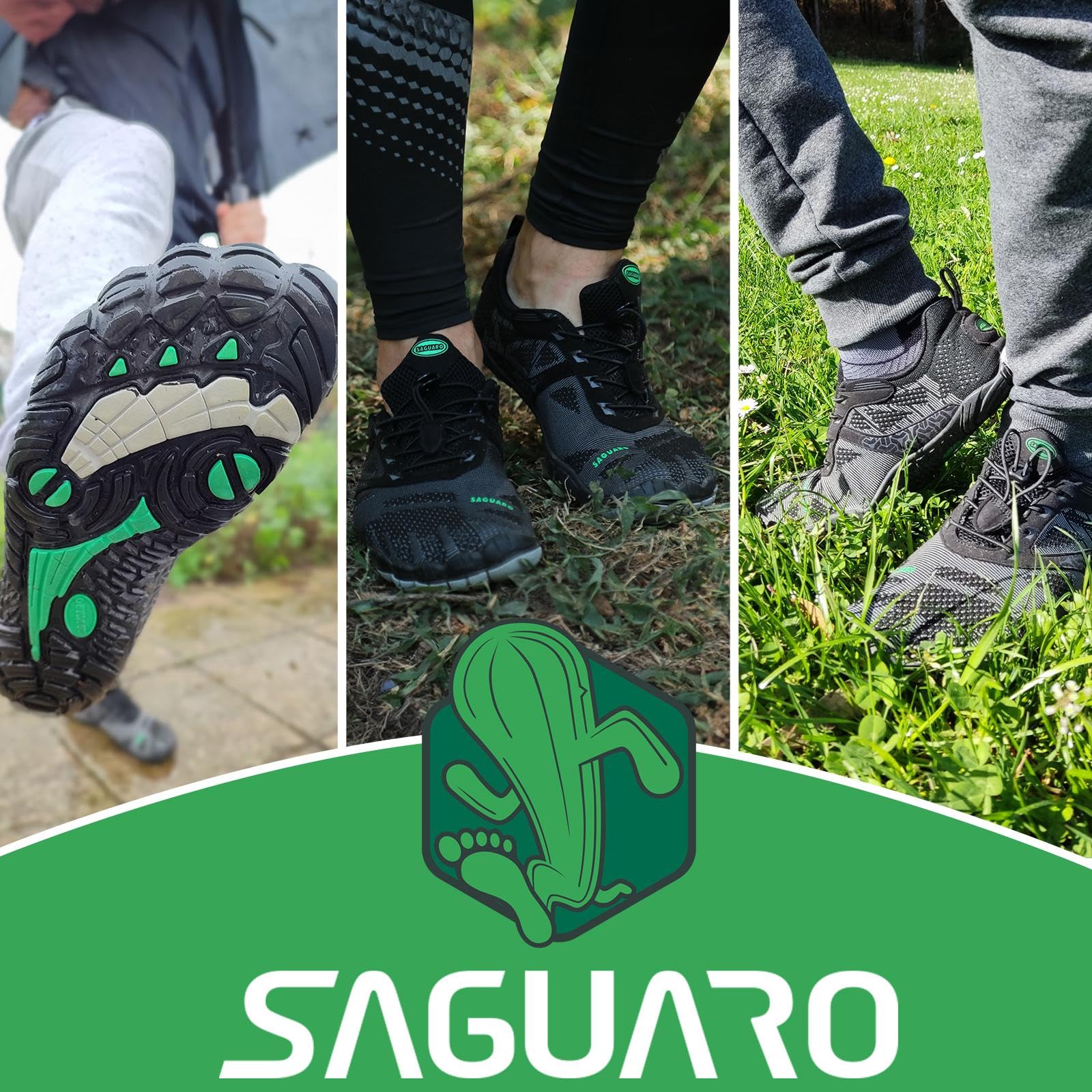 SAGUARO Scarpe Minimaliste Comode Morbide Scarpe Barefoot Leggere e Antiscivolo,Unisex-Adulto