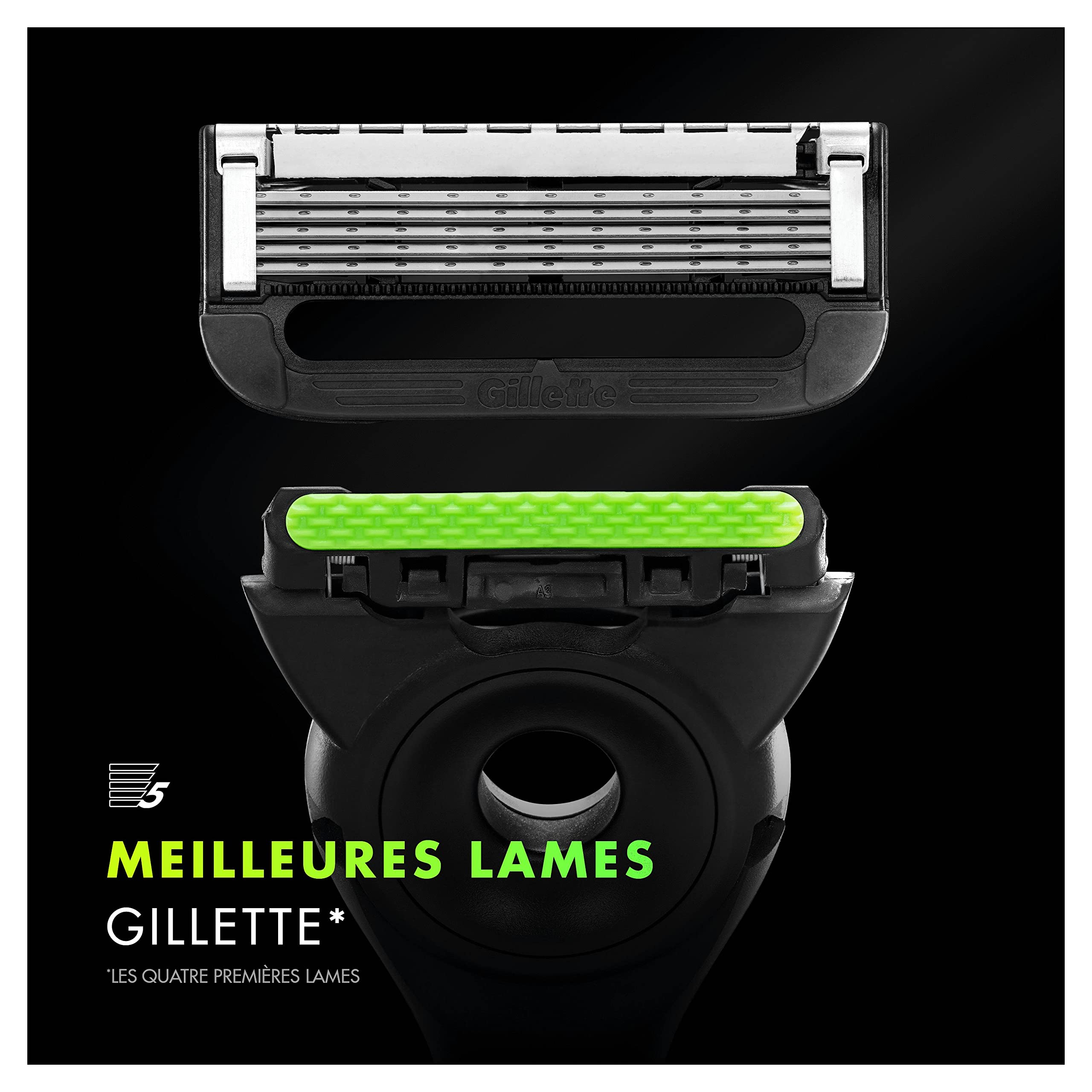 Gillette Labs z drążkiem złuszczającym, brzytwa męska Gillette, 1 uchwyt, 2 wkłady do ostrzy, piórnik podróżny do przechowywania produktów + uchwyt, pomysł na prezent dla mężczyzn