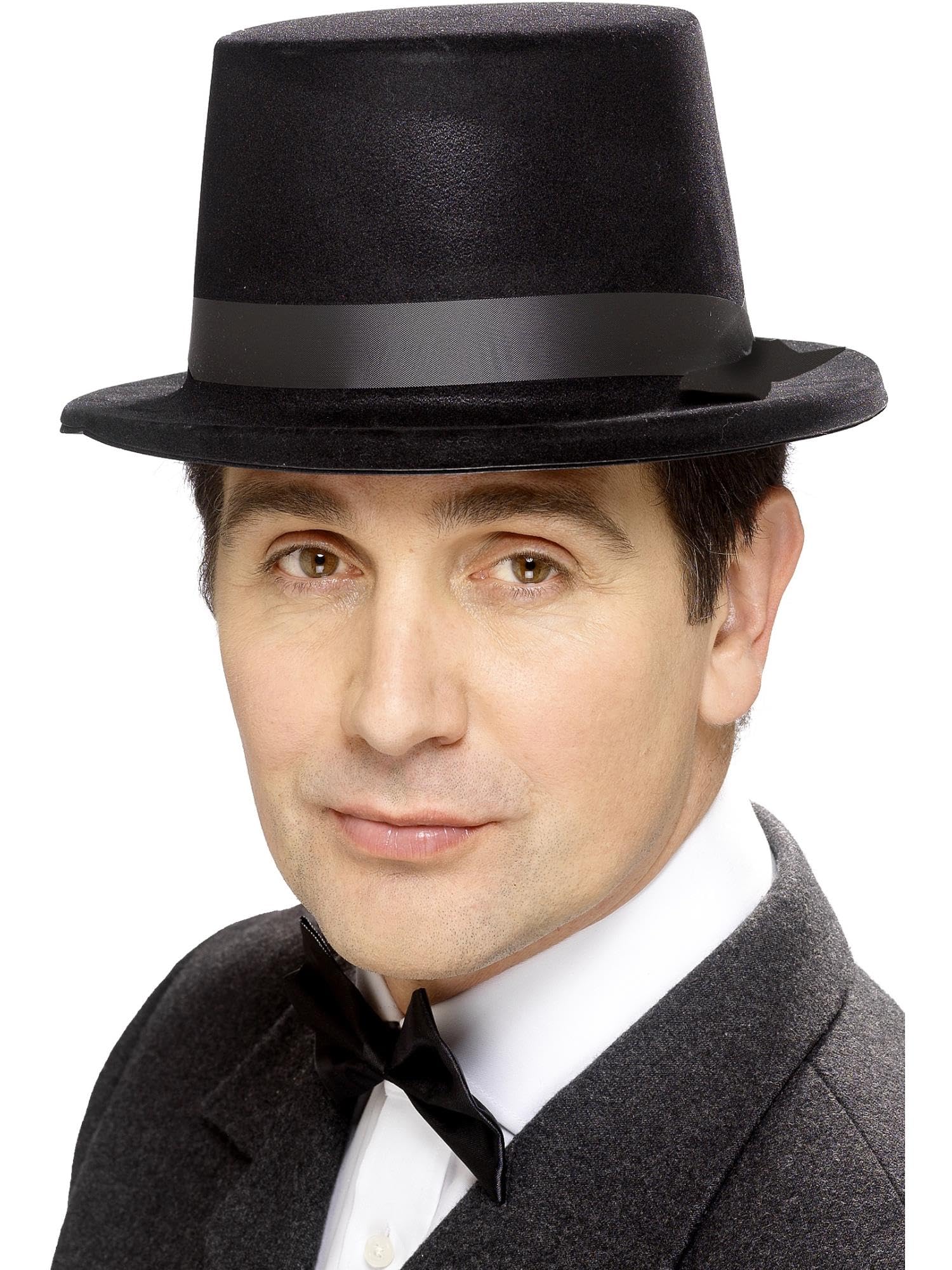 Smiffys Flocked Topper Hat