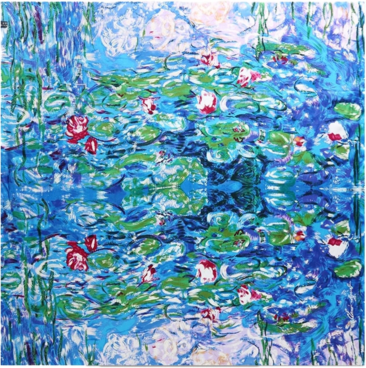 100% Silk Scarf, Artists Collection (van Gogh & Monet)