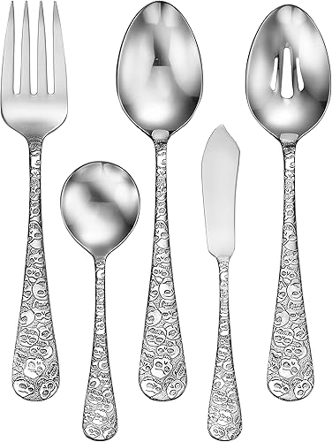 Miniatura 2 de Liberty Tabletop Calavera (Skull) - Juego de cubiertos para 12 cubiertos (65 piezas, fabricado en Estados Unidos)