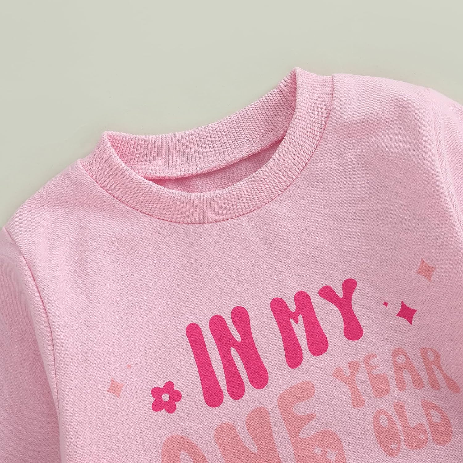 WZTYYDS Baby Girl First Birthday Outfit In My One Year Old Era Sweatshirt Fall Long Sleeve 1st Birthday Shirt Pants Set - Image 4