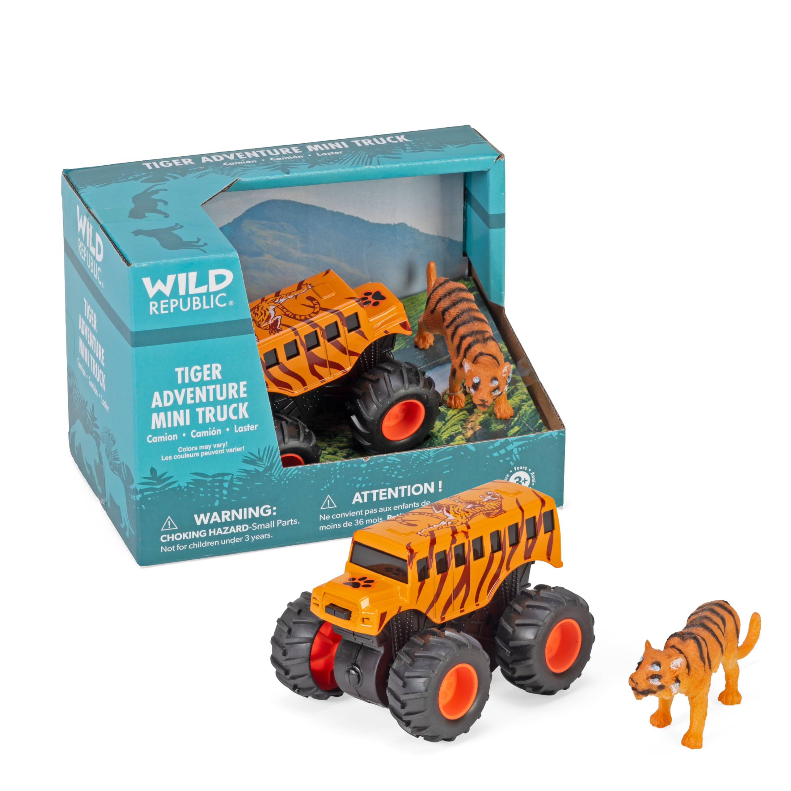 Amazon.com: Wild Republic Tiger & Truck Adventure Playset, Gifts