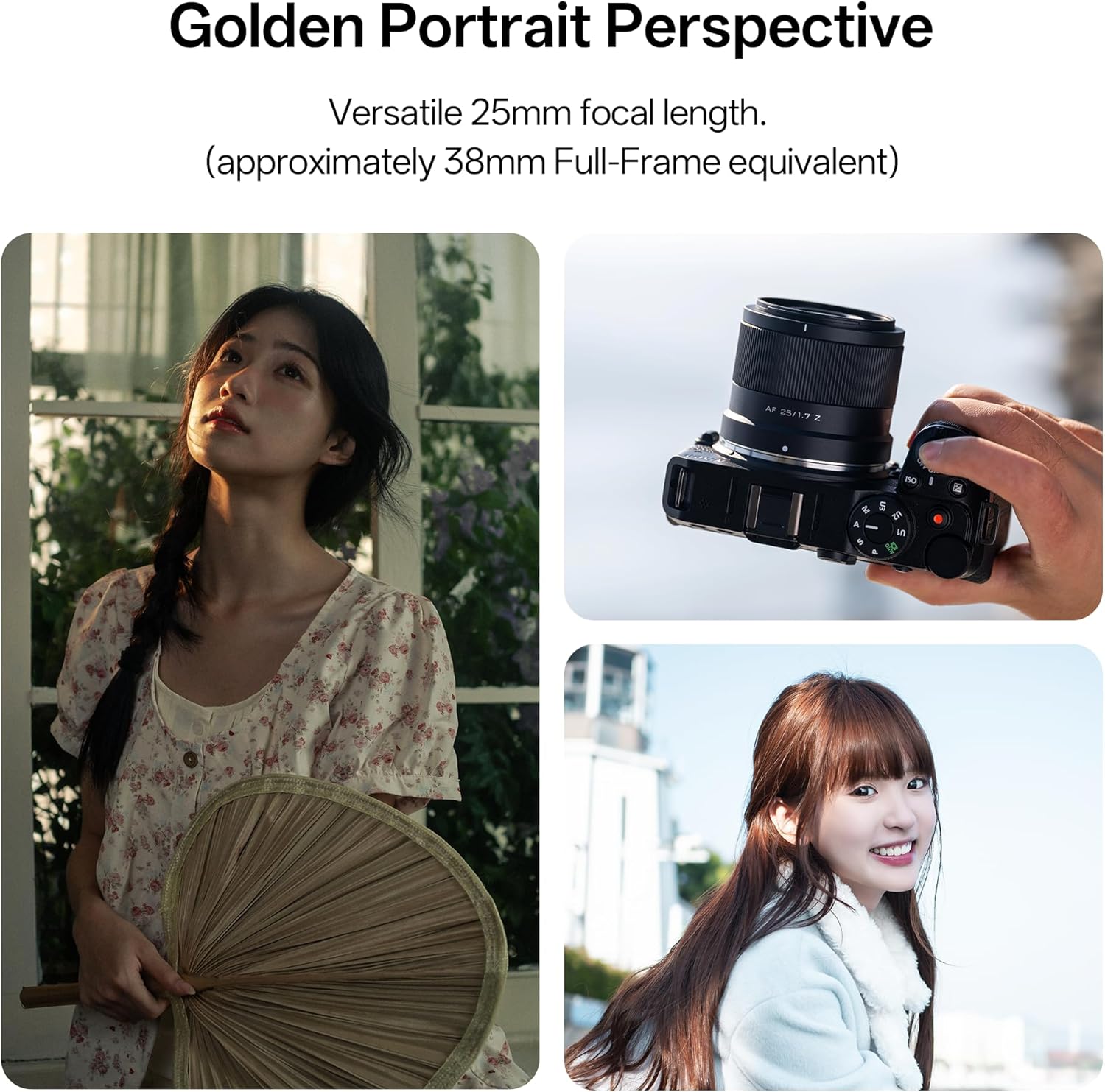 VILTROX 25mm F1.7 Air APS-C Lens for Nikon Z-Mount, Auto Focus Wide Angle Large Aperture Prime Lens, Compatible with Nikon Z-Mount Mirrorless Cameras Z30 Z50 Z50II ZFC Z5 Z5II Z6 Z6II Z7 Z7II Z8 Z9 ZF