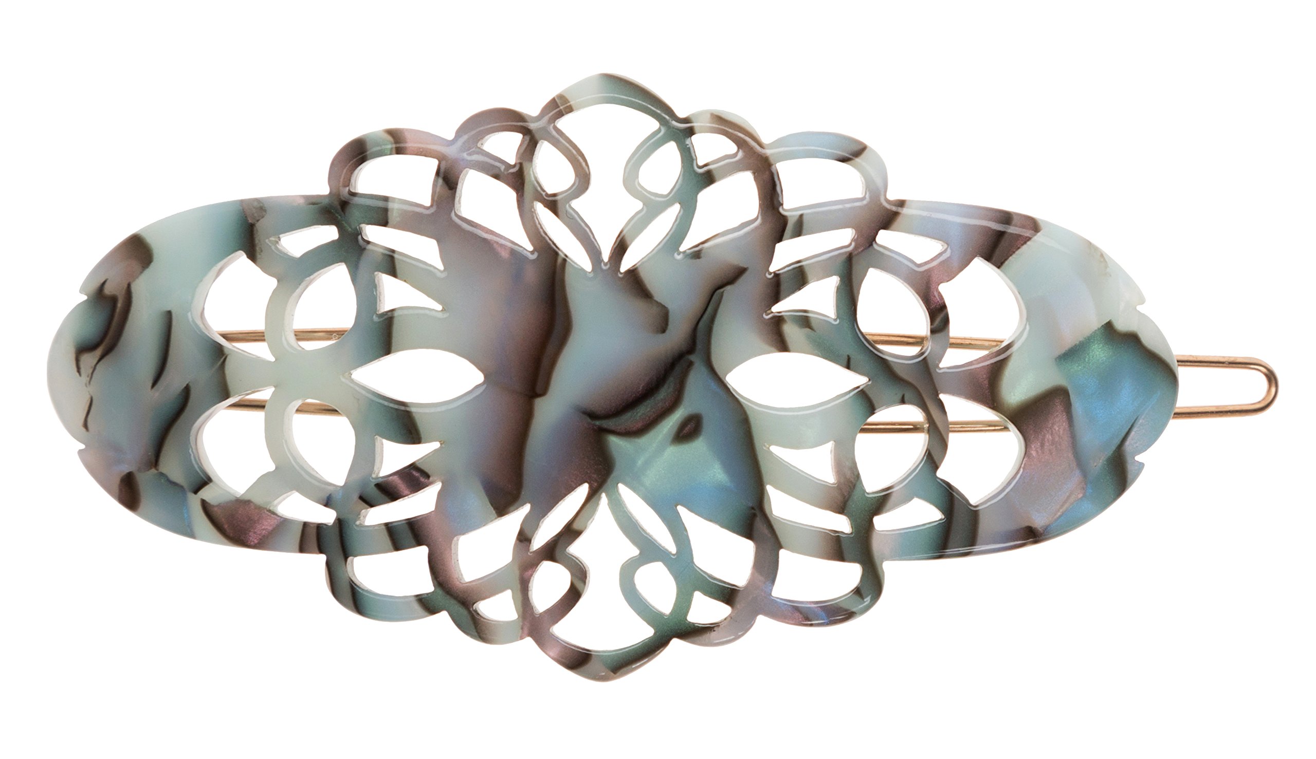 France LuxeFrance Luxe Chicago Tige Boule Barrette - Clásico, Talla única, South Sea, 1 uds. por paquete, 1.0[set de ]