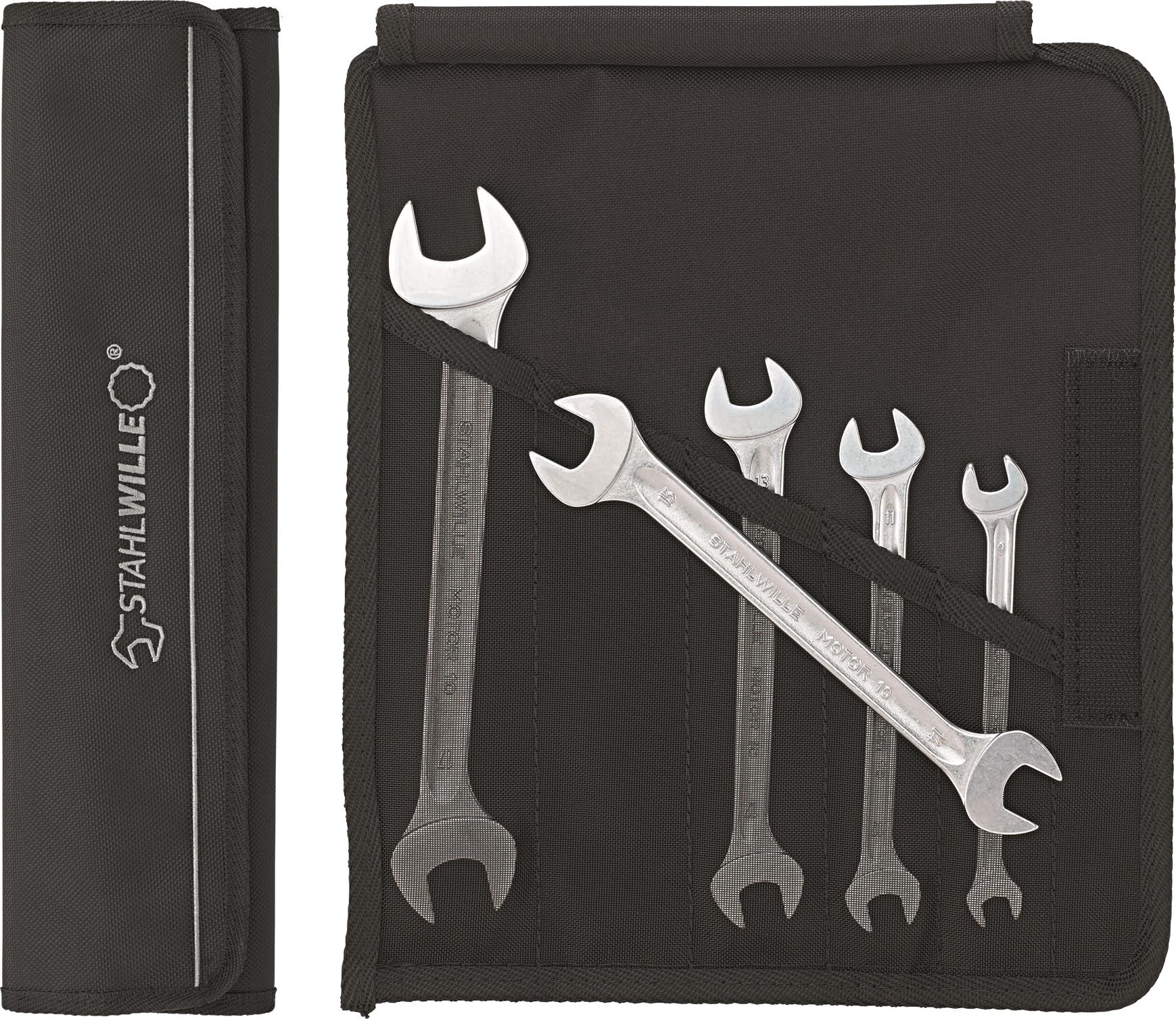 Stahlwille 96400304 10/5 Double-Ended Open Ring Spanner Set 5-piec...