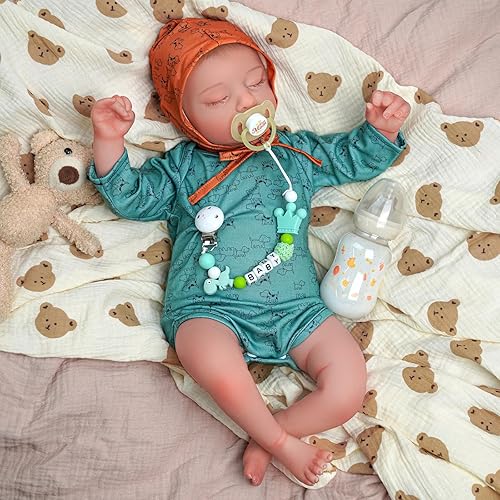 Miniatura 2 de BABESIDE Muñecas realistas de bebé Reborn  Muñecas de bebé recién nacidas realistas de 20 pulgadas, cuerpo de tela suave, muñecas de bebé Reborn de