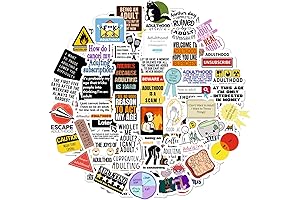 BulbaCraft Funny Adulting Stickers for Adults
