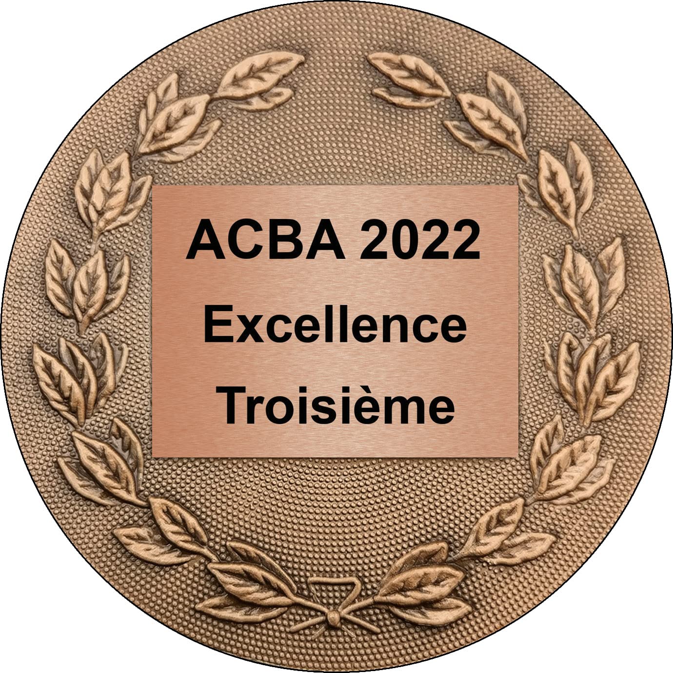 Médaille Personnalisable Cheval équitation - Or, 6,4 Cm, Ruban Inclus