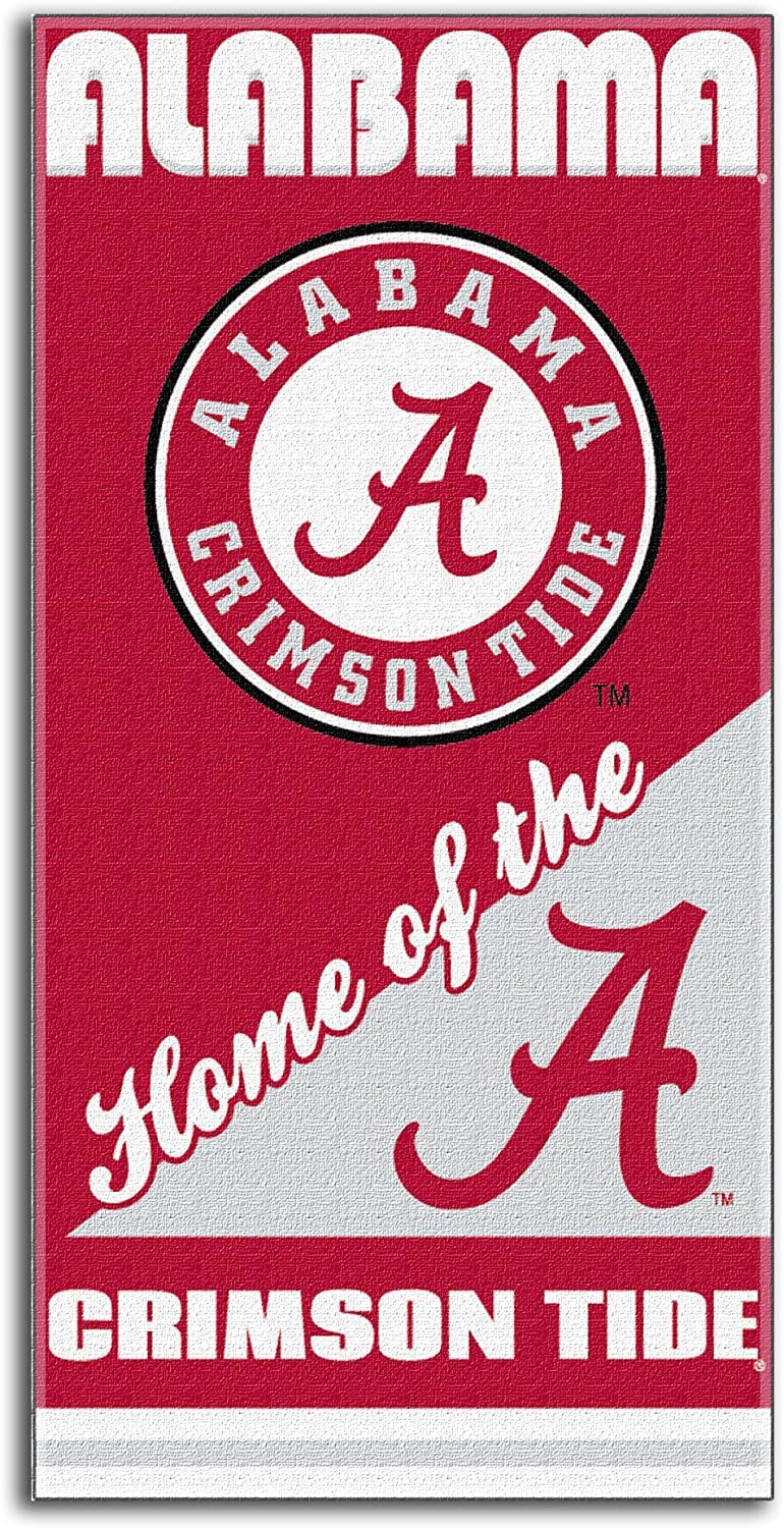 WinCraft Alabama Crimson Tide Established 1831 Officially Licensed NCAA Beach Towel, 28