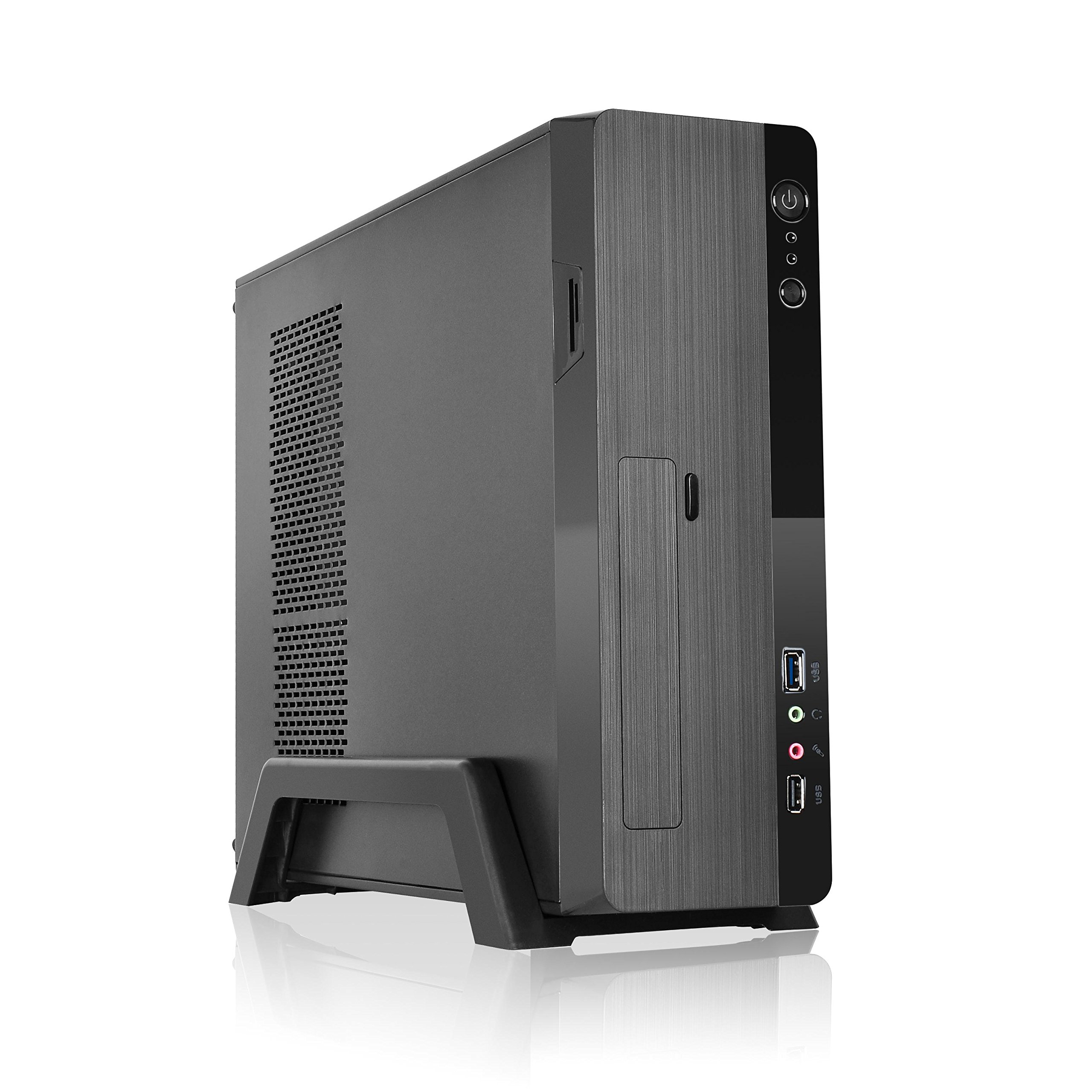 L-LINK Custodia per PC ATX Slim con USB 3.0 Frontale | Alimentazione 500W | Torre PC con design elegante e durevole | Custodia per computer compatta modello: MAGNA