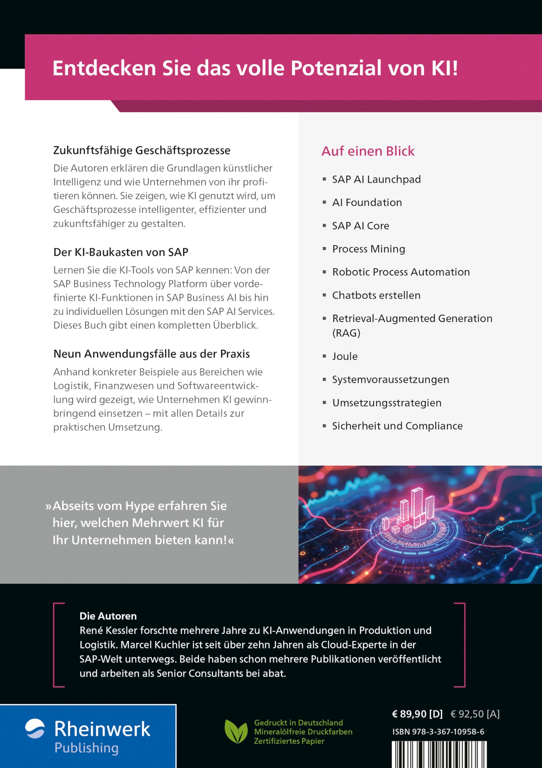 AI Business Cases mit SAP: Inspiration und Anleitung für Ihr erstes KI-Projekt im SAP-Umfeld (SAP PRESS)