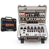 Katerk 420PCS Rotary Tool Accessories Kit Universal Drill Bit Tool Set Fits Dremel Rotary Tool 1/8