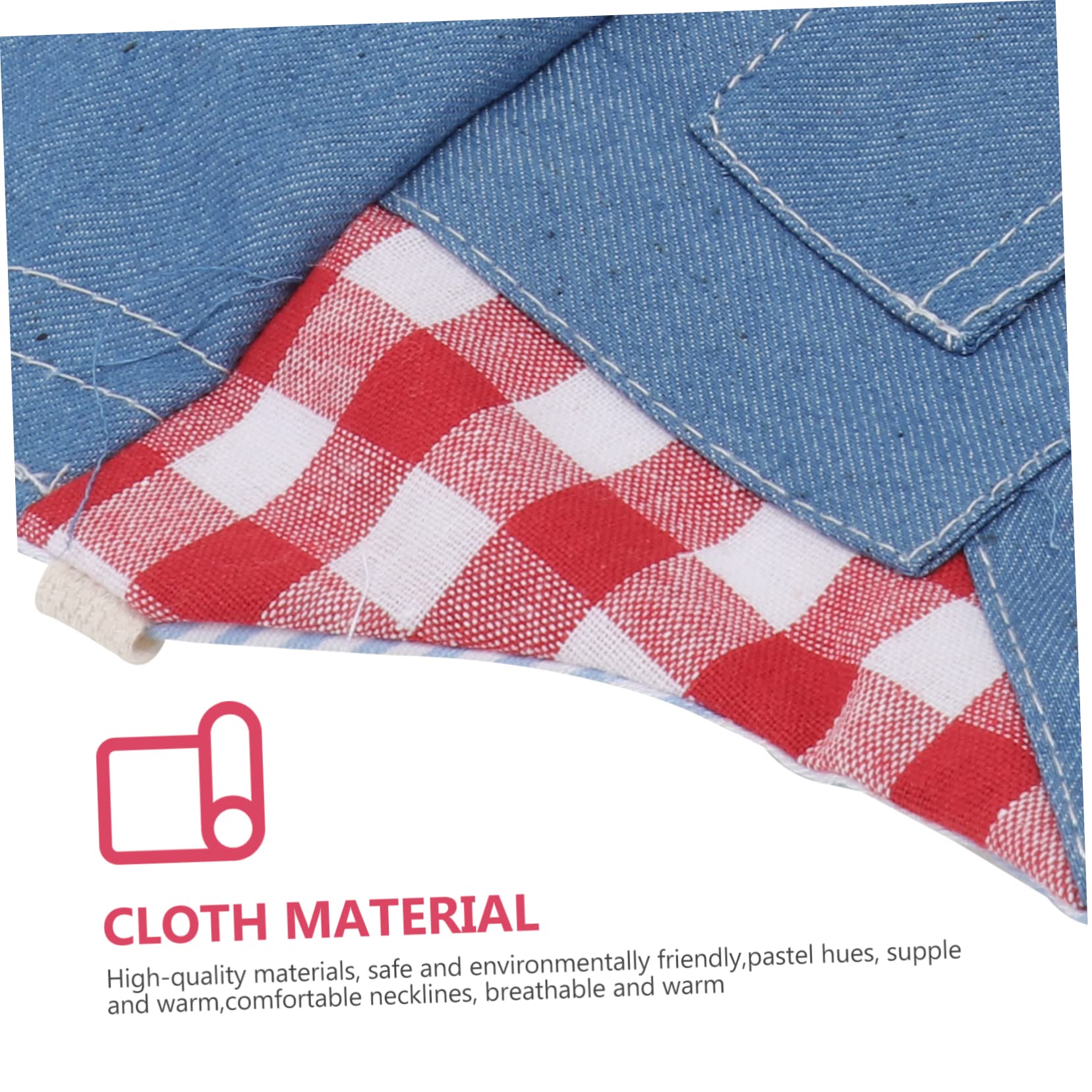 BESPORTBLE Fashionable Rabbit Plaid Clothes Pulling Rope Set Enhance Your Pet's Charm Activity