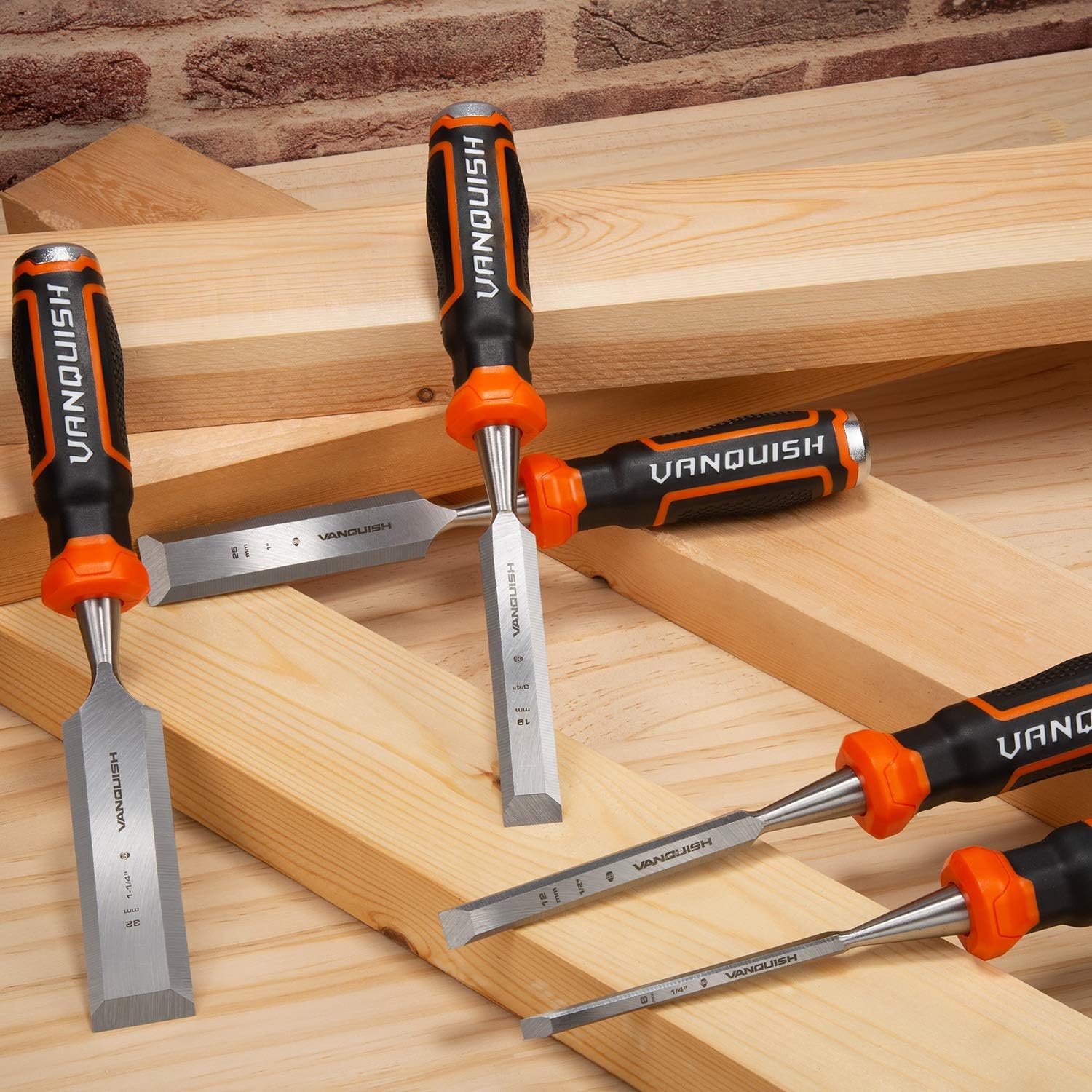 Vanquish 11 Oz Titanium Framing Hammer and VANQUISH Bevelled Blades Wood Chisel