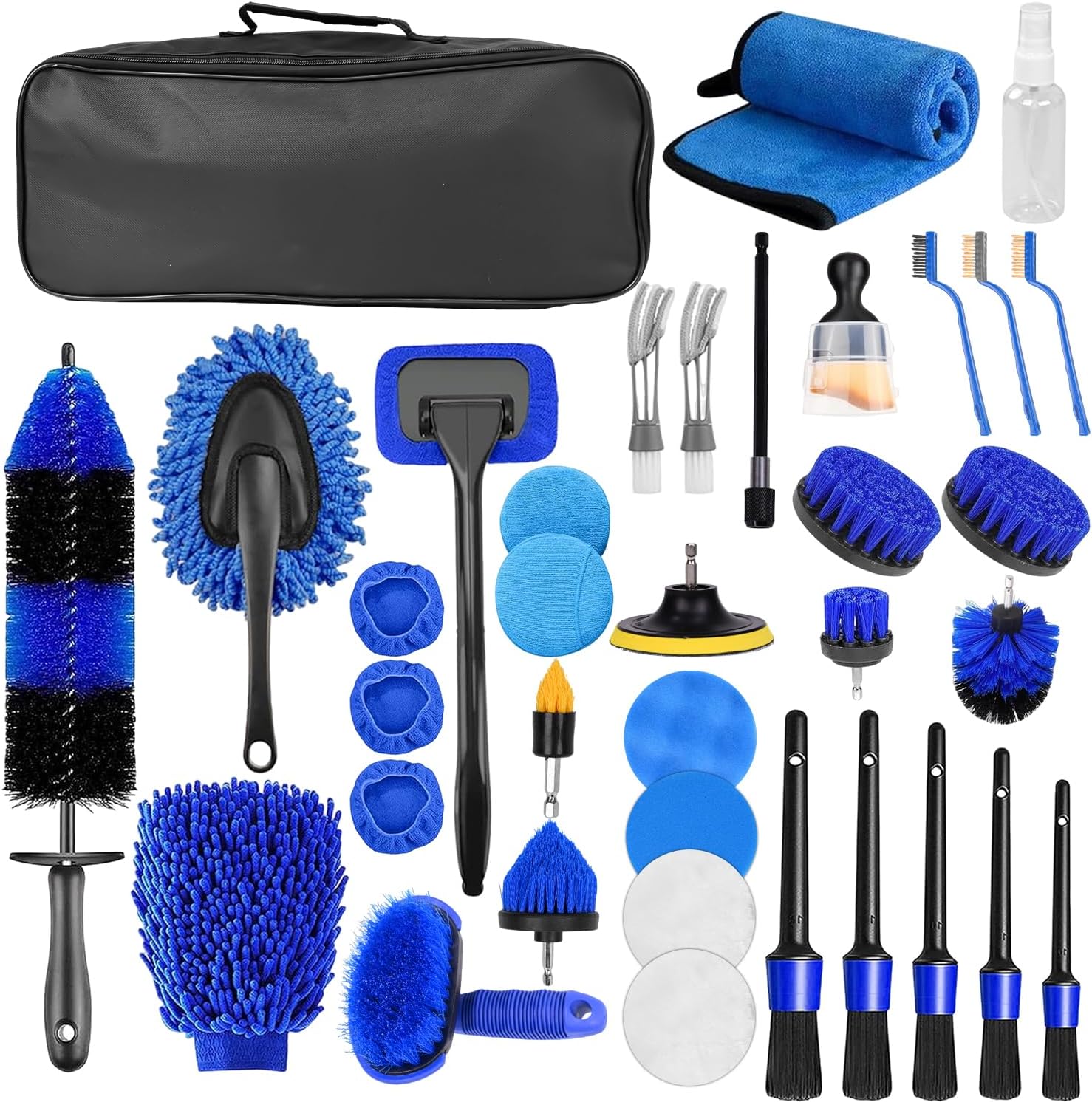 36 Pezzi Kit Pulizia Auto