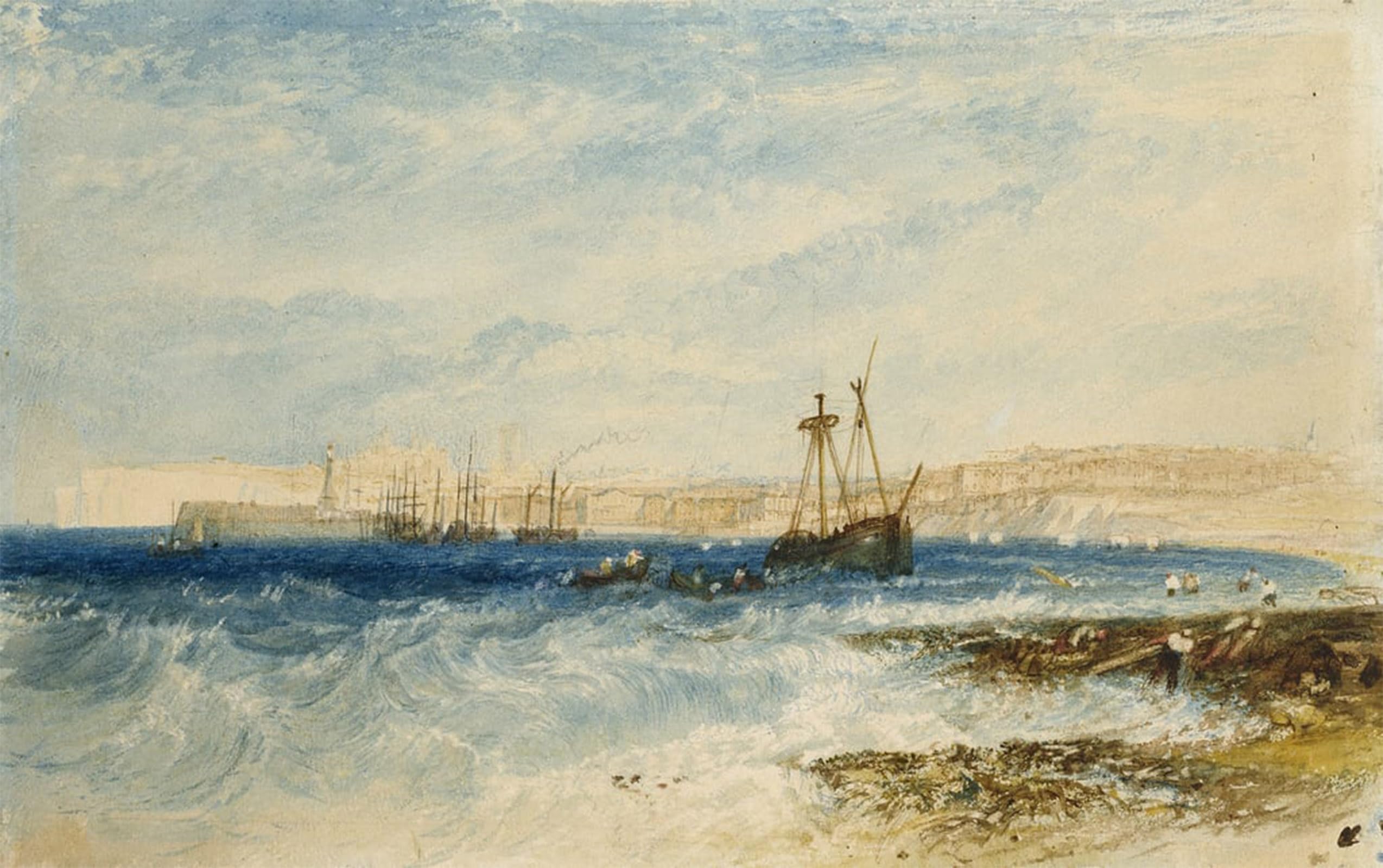 Cuadro lienzo Margate de Turner para decoración de salón elegante, 60x90cm 5