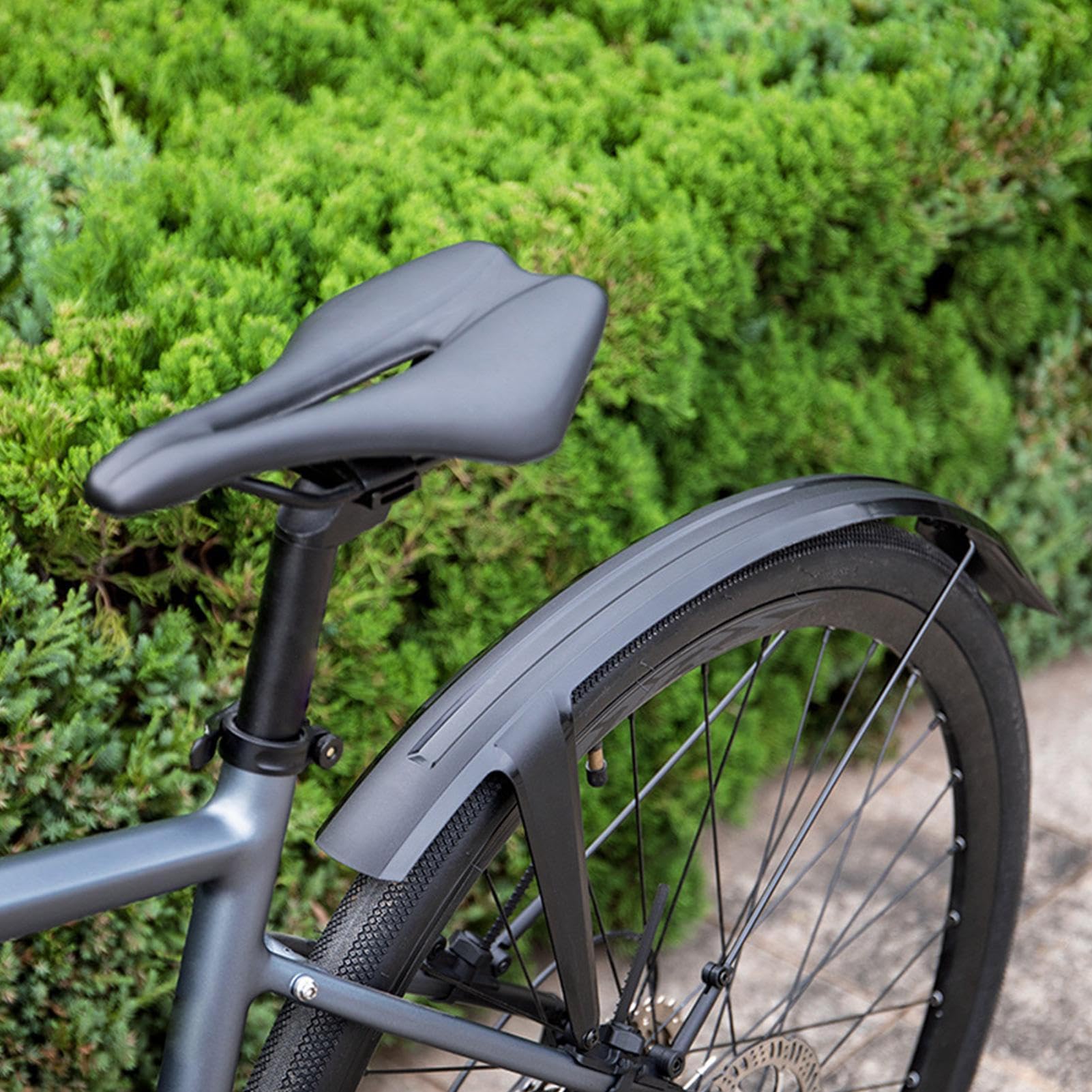 Parafango Bici Paraspruzzi Regolabile Con Meccanismo Di Sgancio Rapido | Parafango Anteriore E Posteriore Per Bicicletta Da Montagna, Strada, Pendolarismo, Ciclismo Ricreativo E Guida In Caso Di P