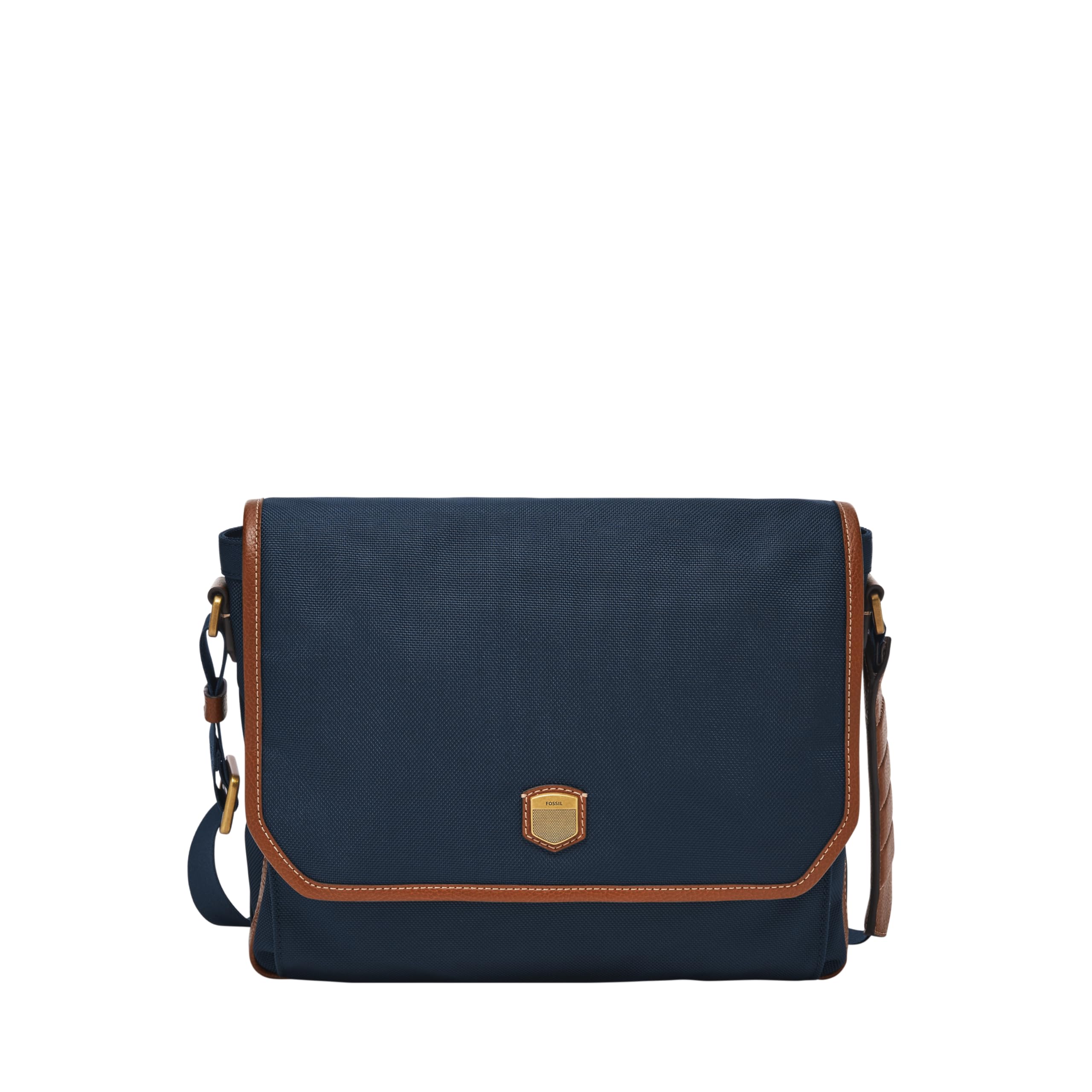 Fossil Mens Hayes Nylon Courier Messenger Bag