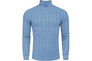 Men's Light Blue Turtleneck: A Perfect Winter Wardrobe Staple