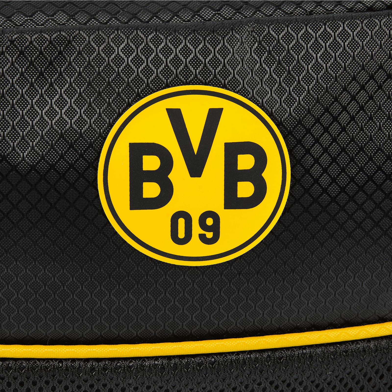 Borussia Dortmund Neceser BVB Unisex para Adultos, Color Negro/Amarillo, Negro, 27 x 14 x 16 cm
