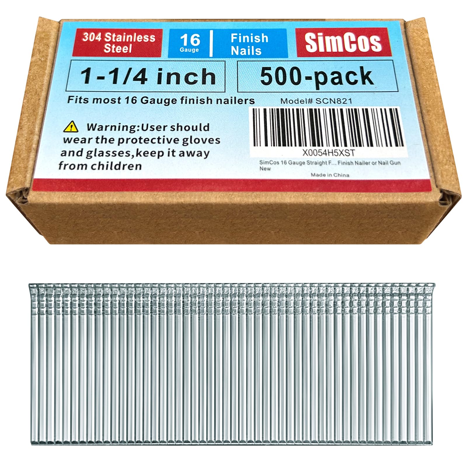 Stainless Steel Finish Nails - 1000 Pack -20
