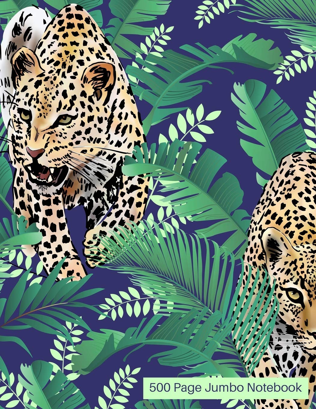 500 Page Jumbo Notebook Giant Jumbo Size Cheetah Notebook/Journal500