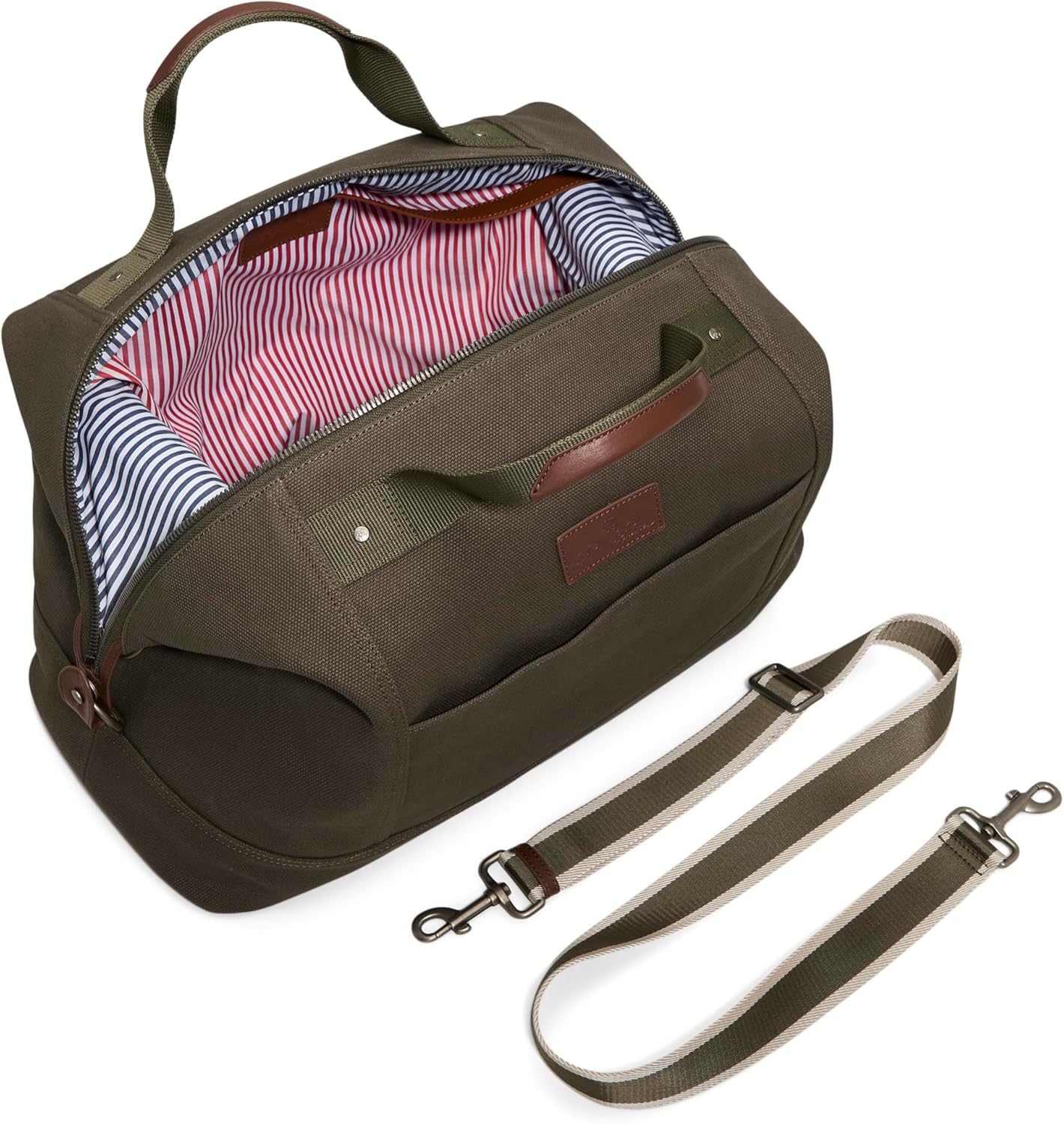 Brooks Brothers Men's Lafayette Duffle Bag, Olive