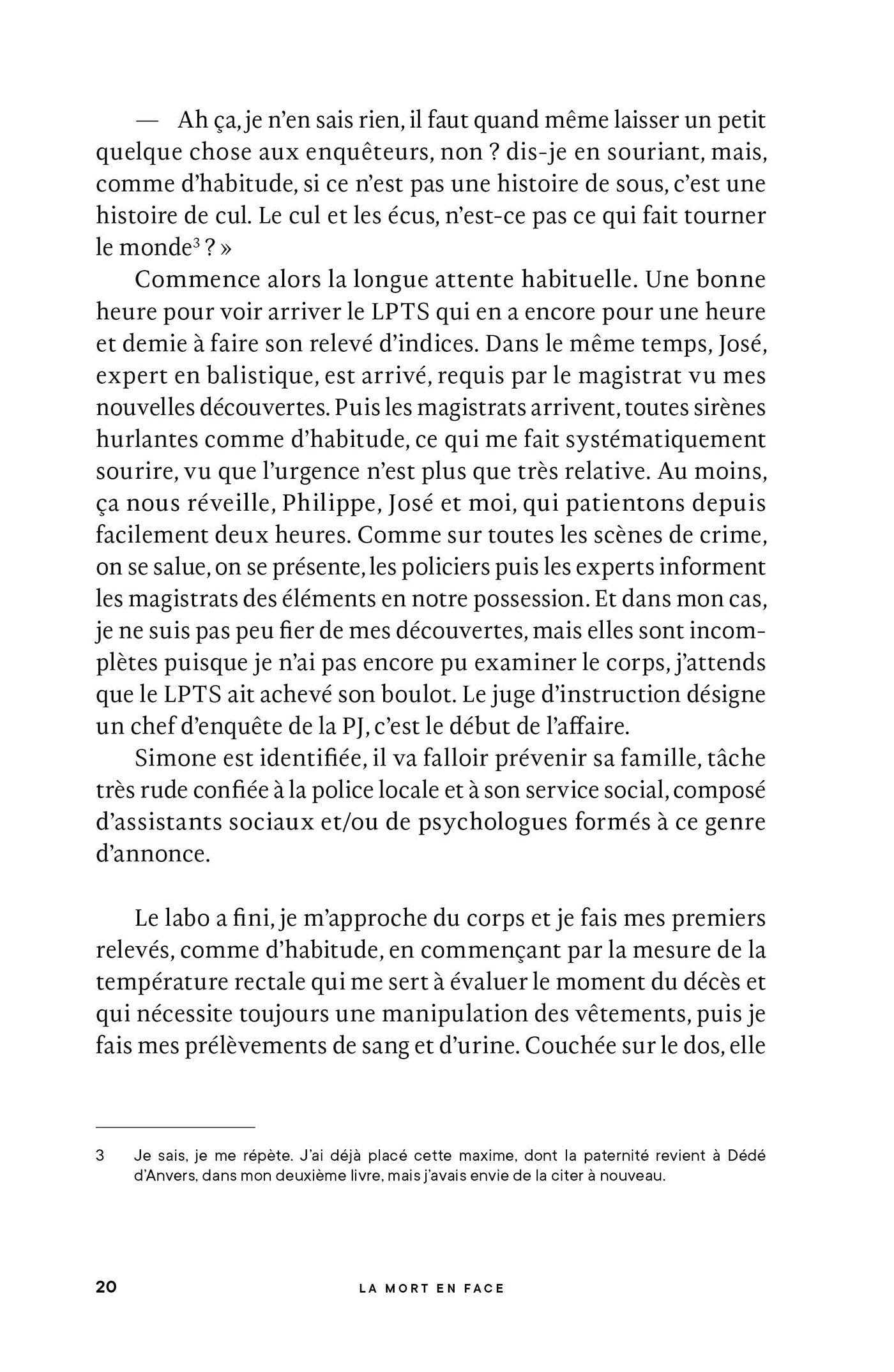 La mort en face: Le médecin légiste qui fait parler les morts