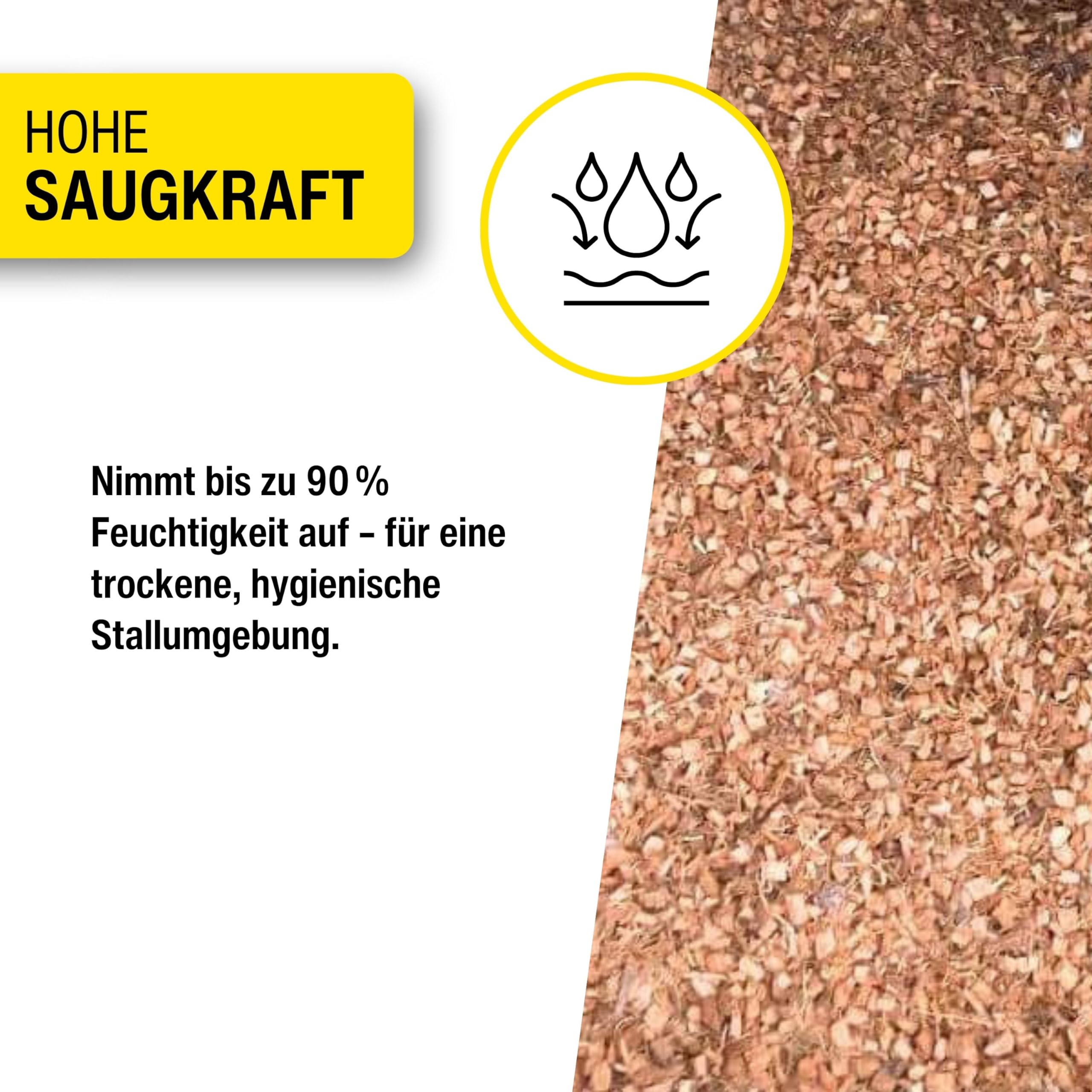horizont Kokoseinstreu 100 L grob für Geflügel, Kleintiere