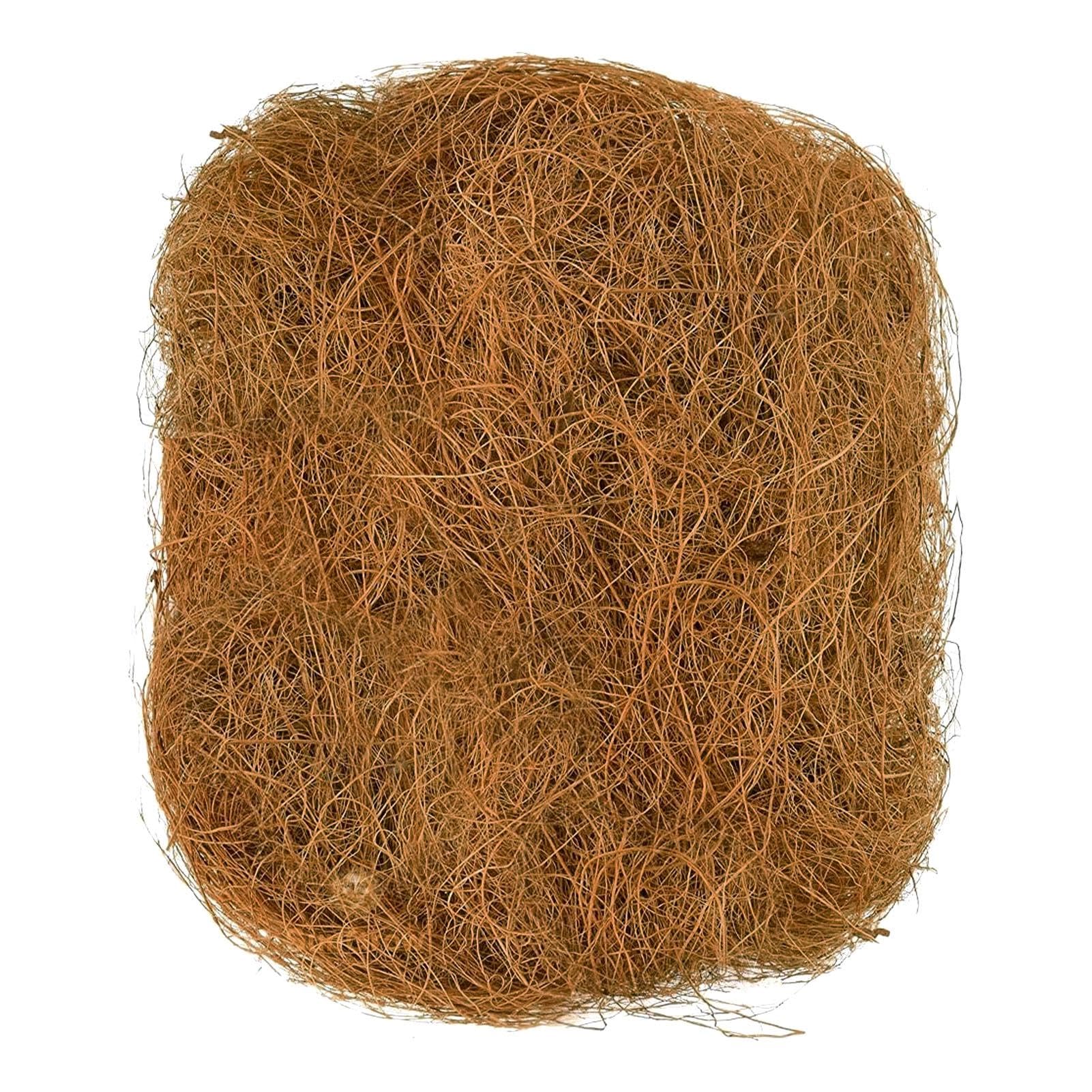 Penlimly Bird Nesting Co-conut Fibre, 500g Natural Coco Fiber, Pet Bird Cage Liner, Comfortable Bedding for Canaries, Budgie, Finch, Small Birds, Bird Nest Liner for Nest Building and Hideouts