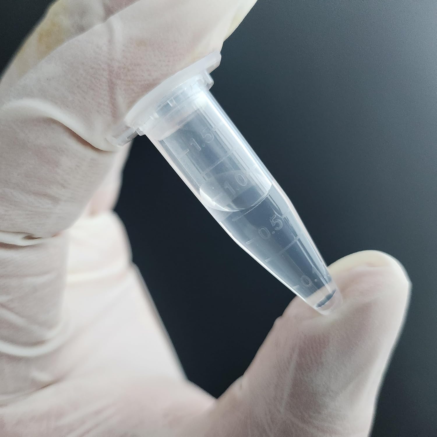 1.5mL Clear Microcentrifuge Tubes, Snap Caps, Autoclavable Graduated 500PCS | Polypropylene Leakproof Lab Vials for Sample Storage & General Lab Centrifugation