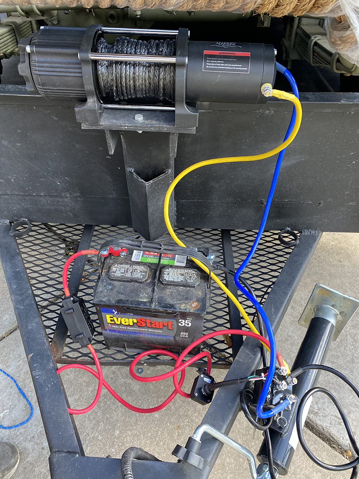 33/mo Finance ZEAK 5500 lb Synthetic Rope Winch, with Wireless