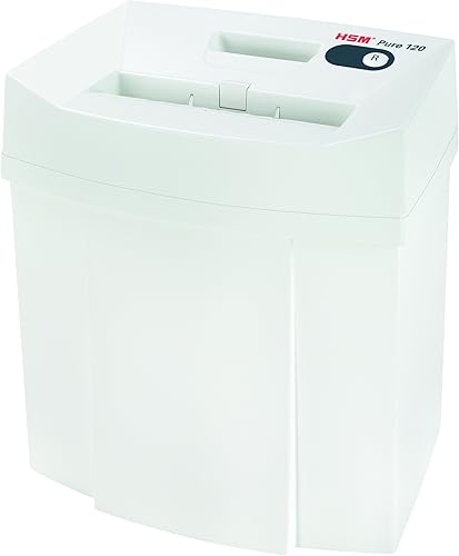 HSM Trituradora pura de corte cruzado de 120c tritura hasta 7 hojas capacidad de 5.3 galones