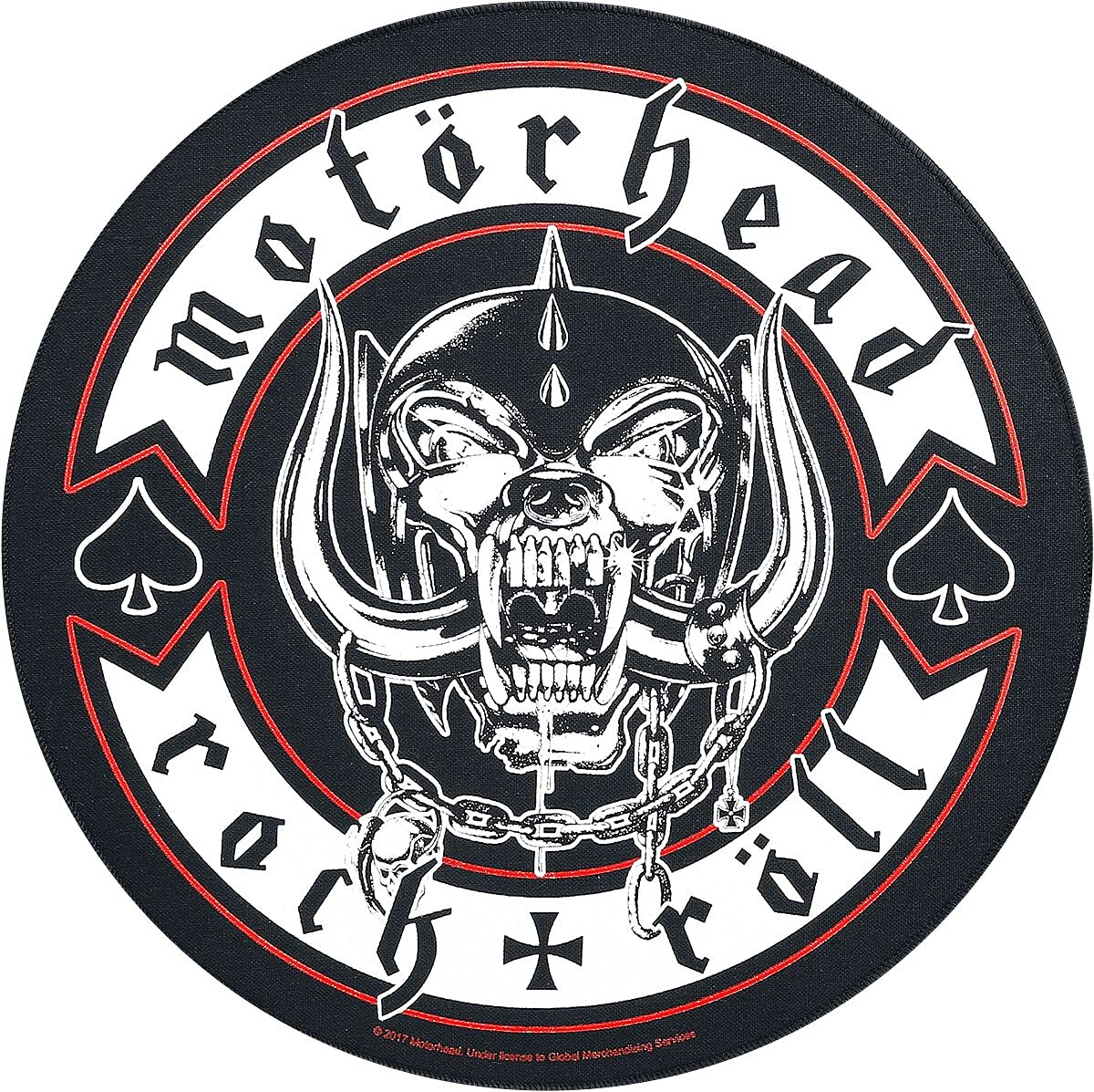 Motörhead Biker Unisex Back Patch Multicolour, 95% Cotton, 5% Polyester,