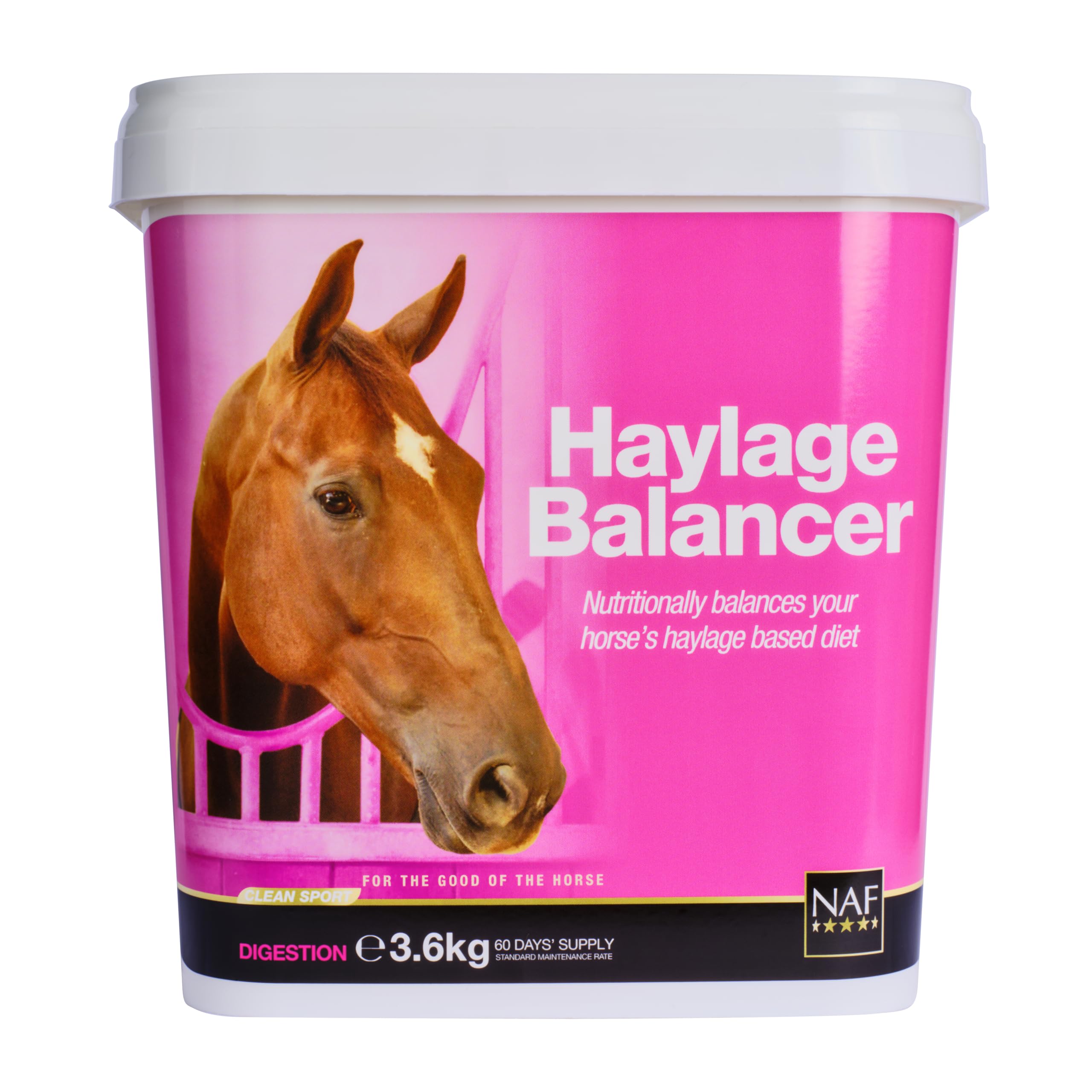 NAF Haylage Balancer 3.6 kg – Digestive Supplement for Haylage-Fed Horses – Supports Gut Health, Firm Droppings & Maximises Nutrient Absorption