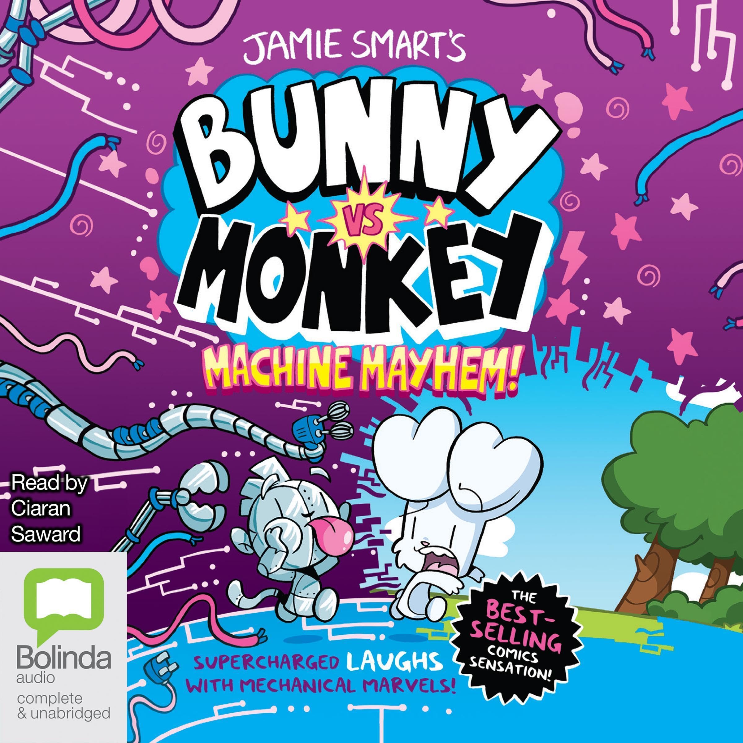 Cover art for Bunny vs Monkey: Machine Mayhem!