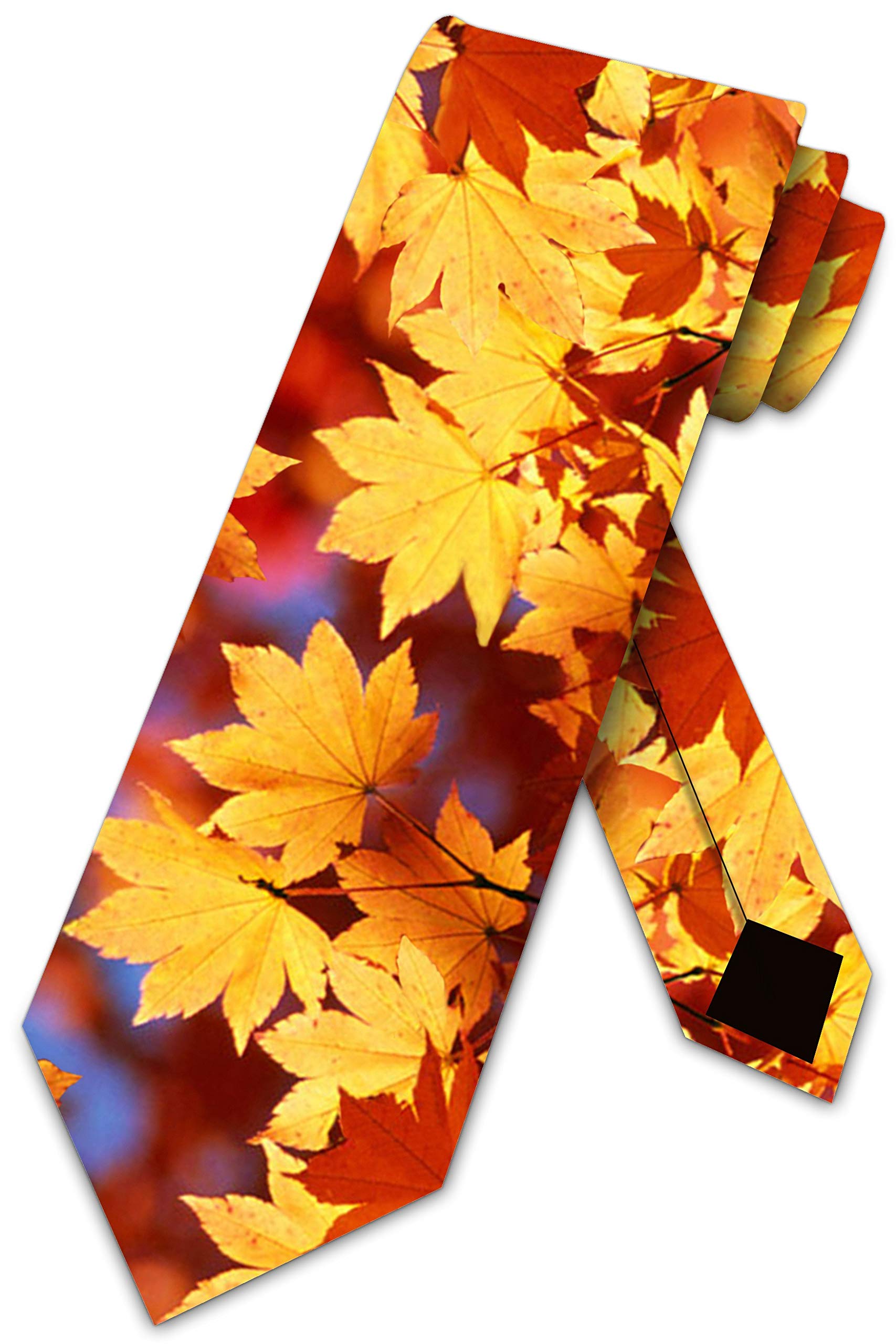 Three RookerAutumn Leaves Tie Mens Fall Neckties